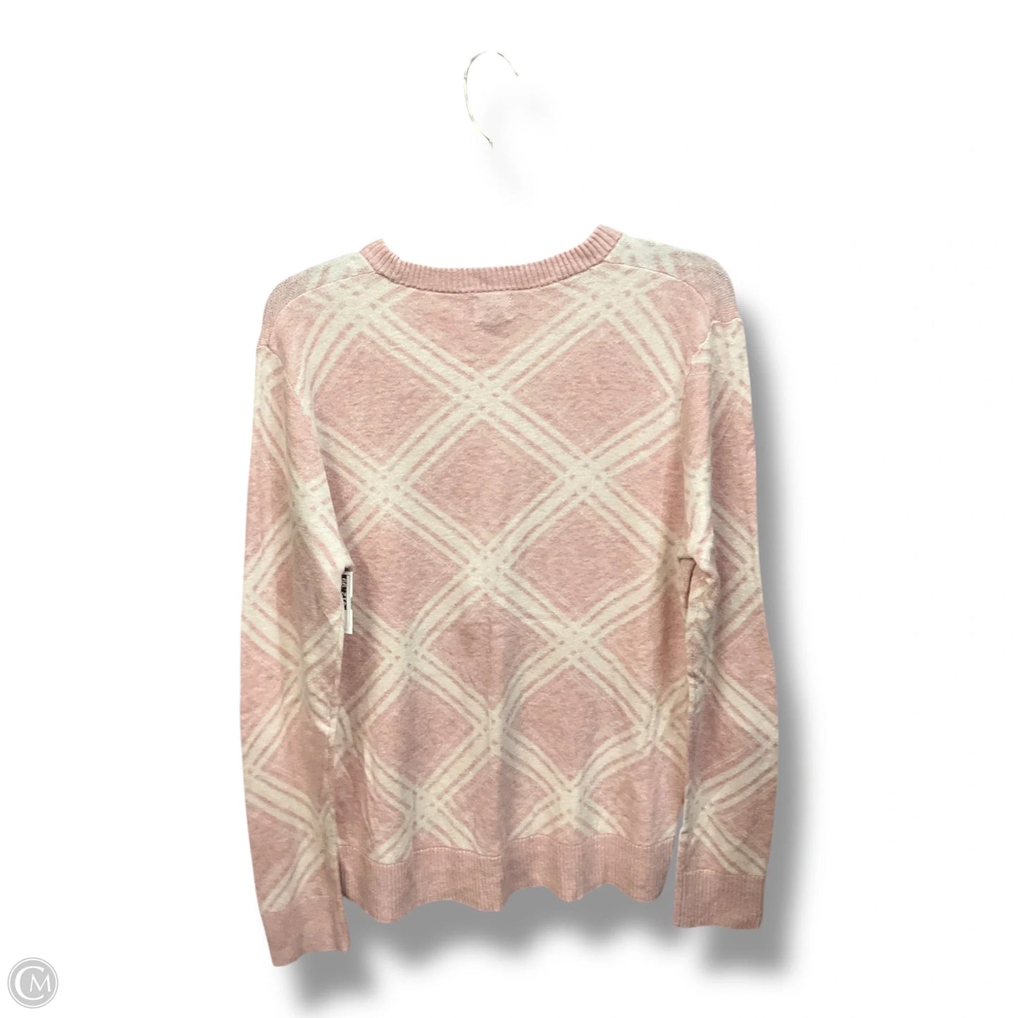 Sweater By A New Day In Pink & White, Size: Xxl