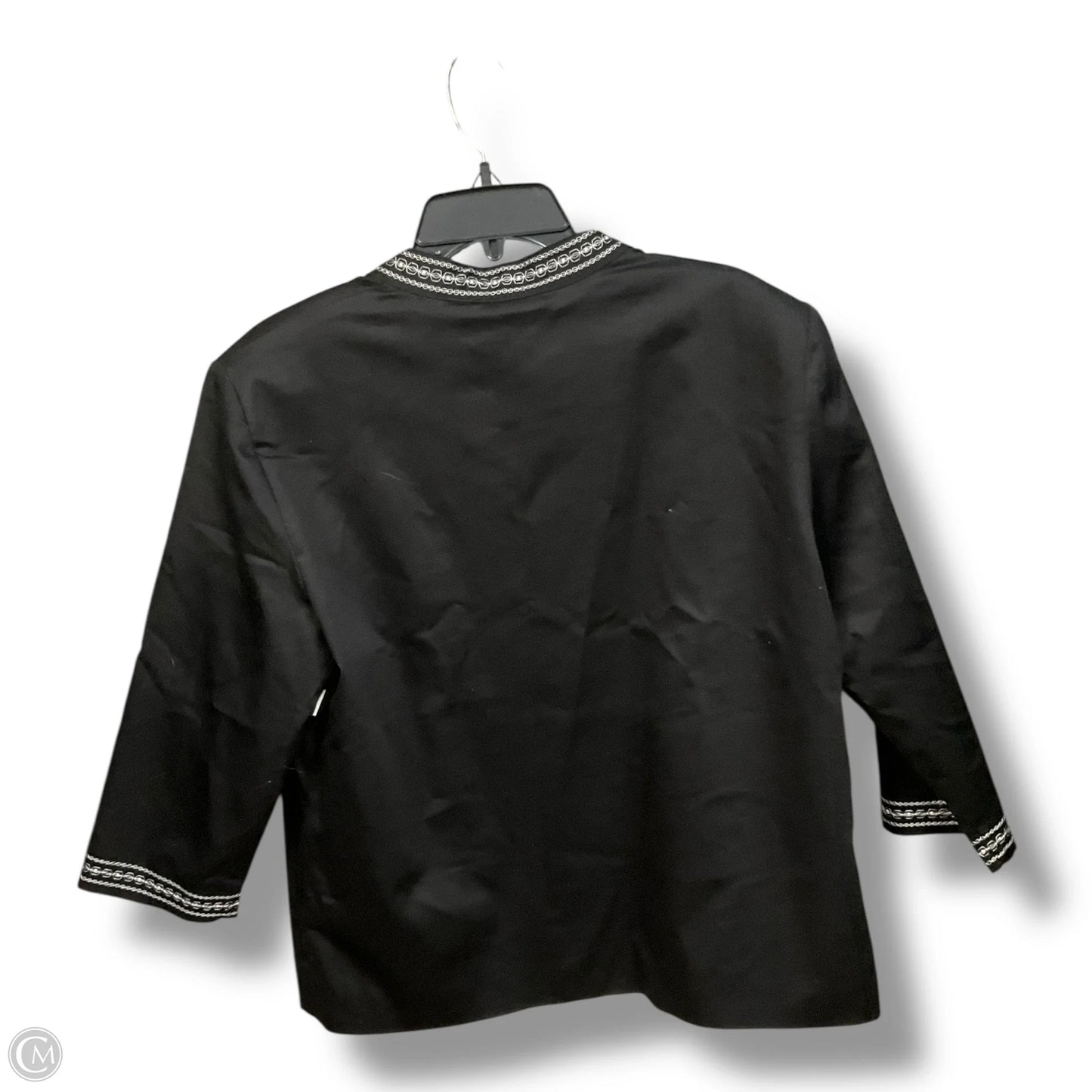 Jacket Other By Alfred Dunner In Black & White, Size: Xl