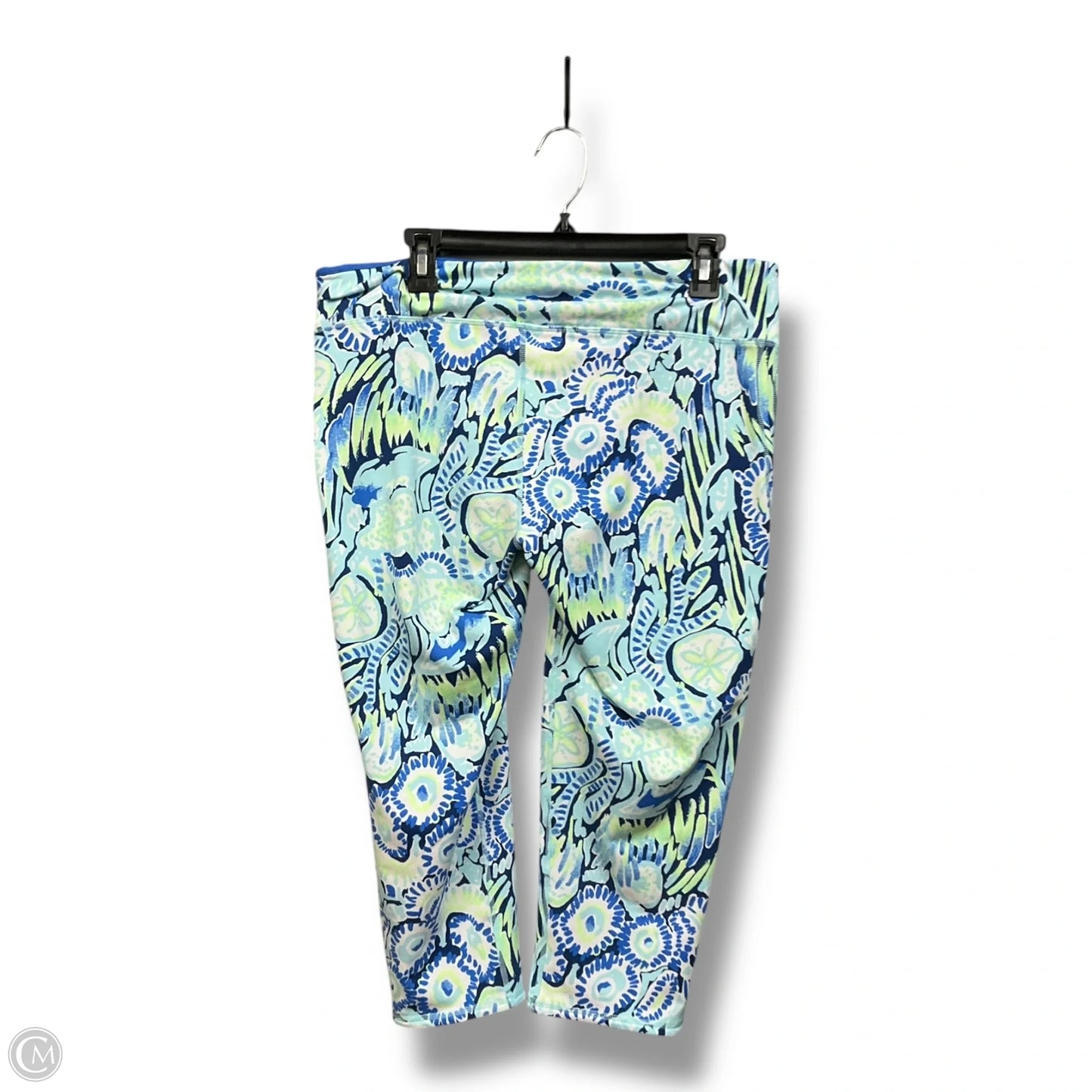 Pants Designer By Lilly Pulitzer In Blue & Green, Size: Xl