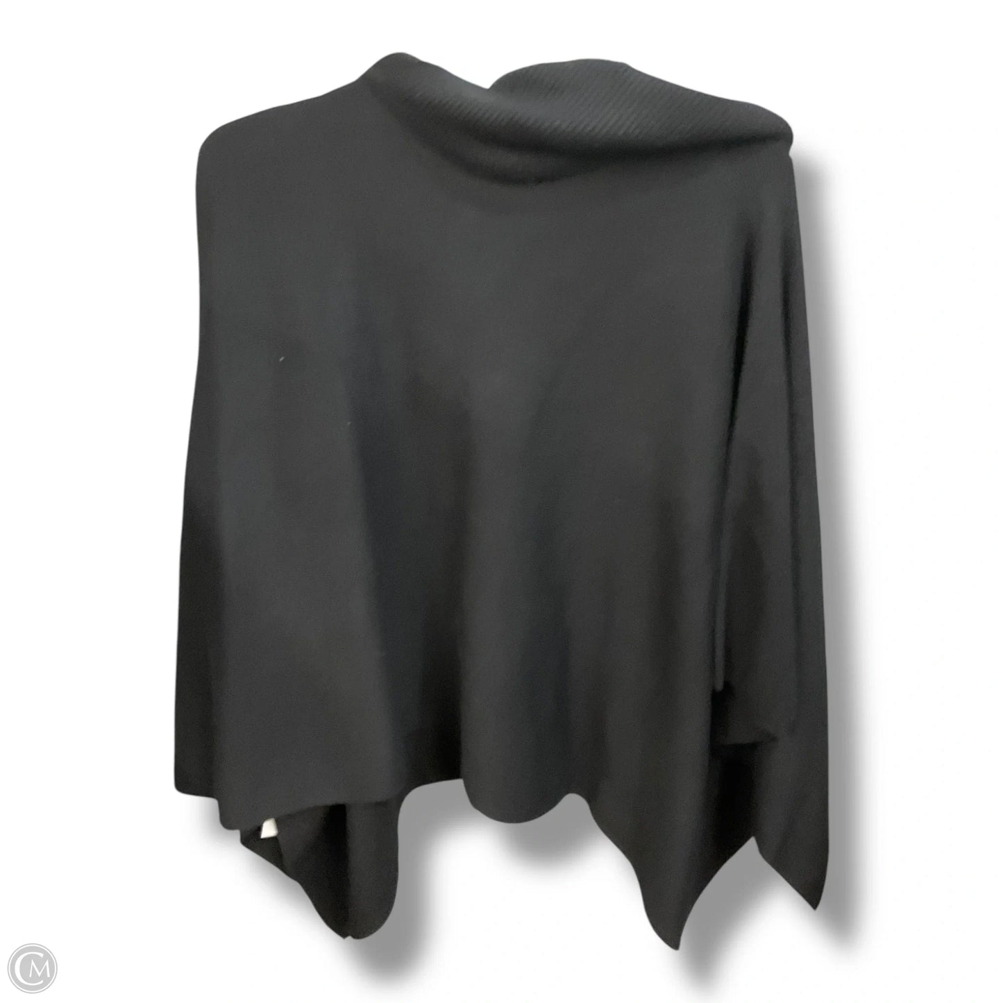 Poncho By Chicos In Black, Size: S