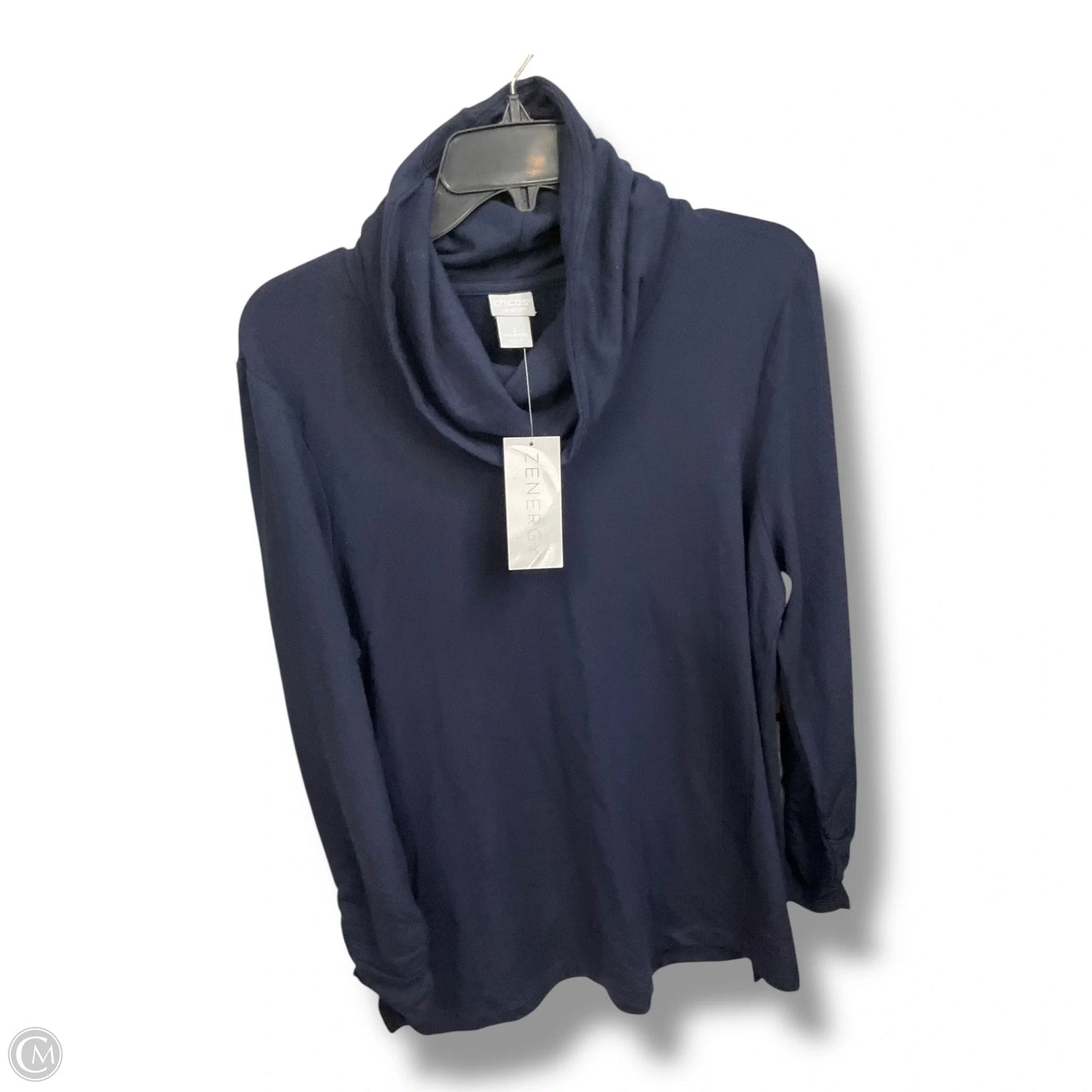 Tunic Long Sleeve By Chicos In Navy, Size: L