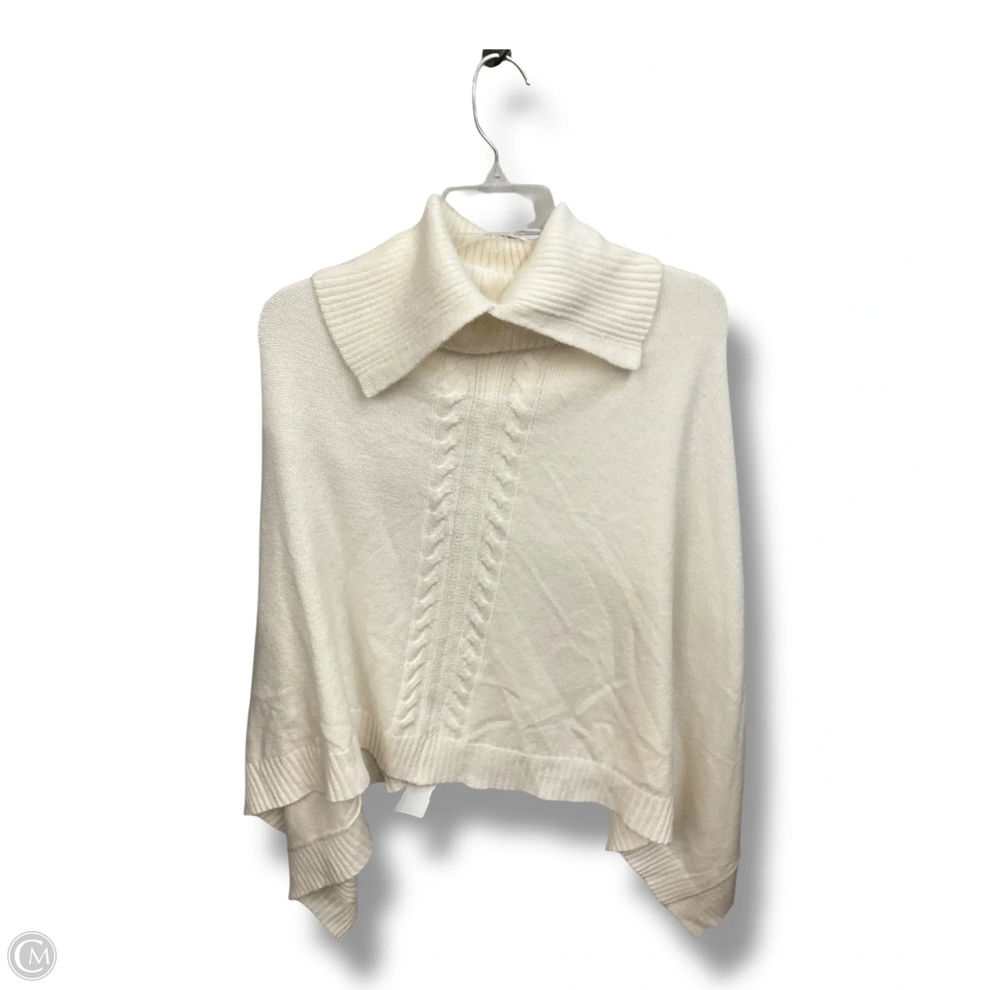 Poncho By Talbots In White, Size: S