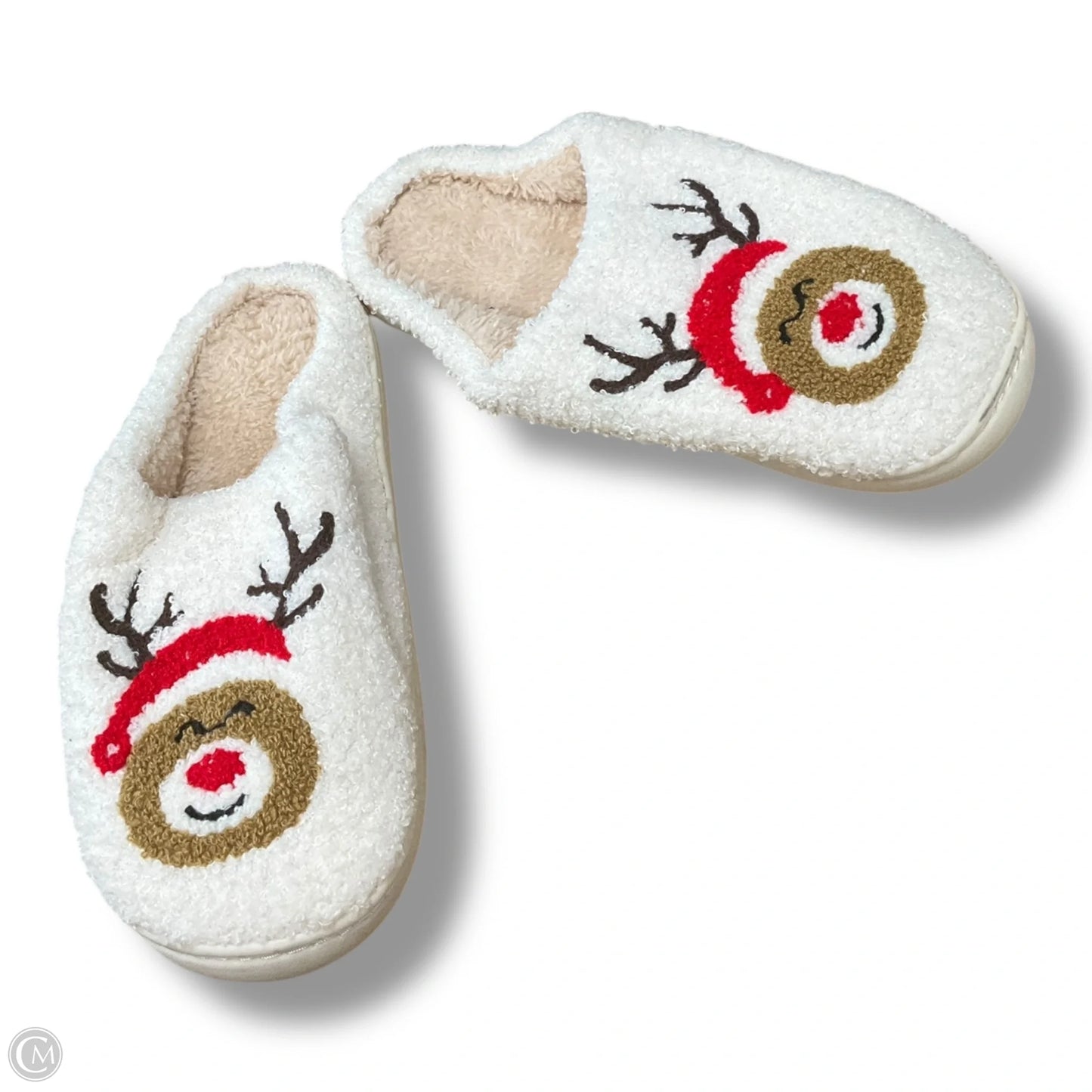 Slippers By Cme In Cream