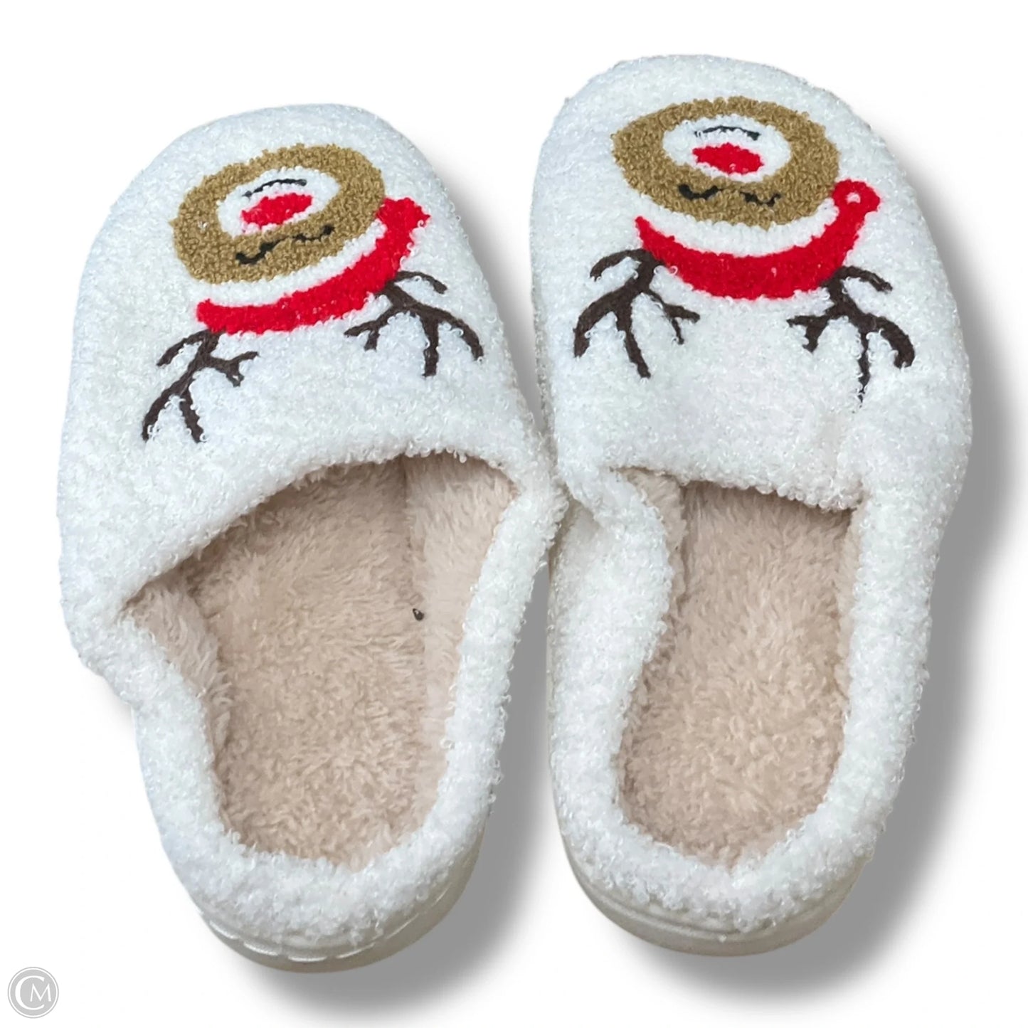 Slippers By Cme In Cream