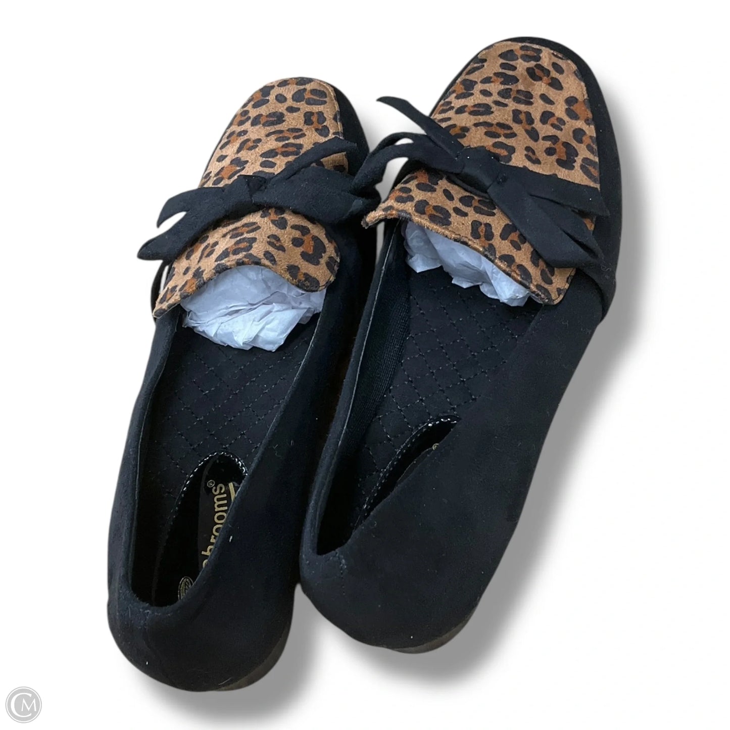 Shoes Flats By Clothes Mentor In Animal Print, Size: 8.5