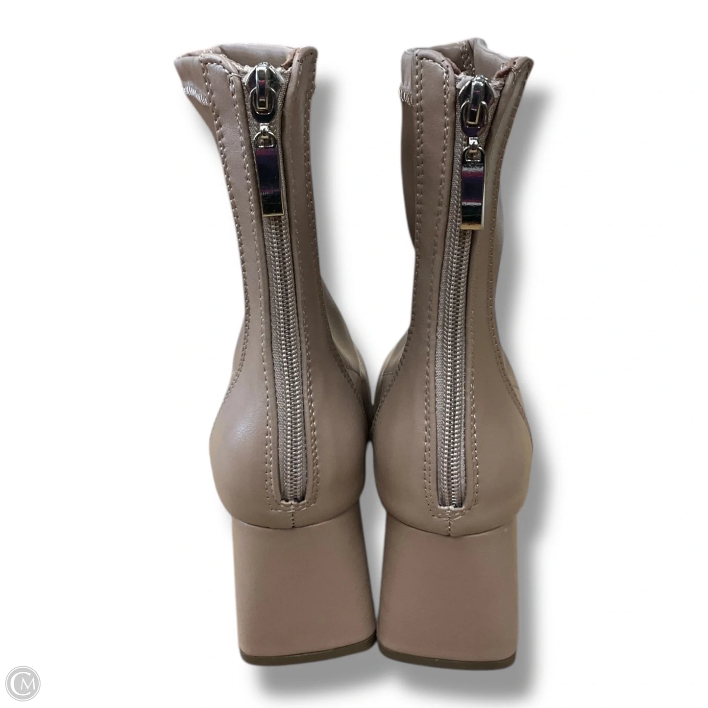 Boots Ankle Heels By Cmc In Tan, Size: 7