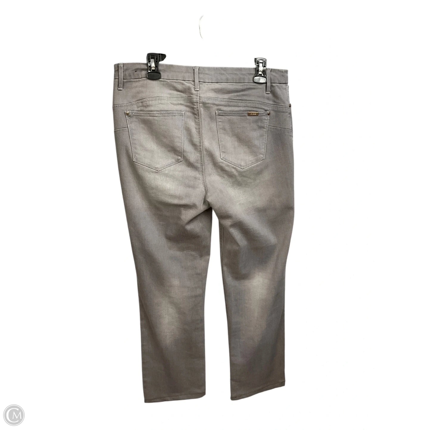 Jeans Straight By Chicos In Grey, Size: 10