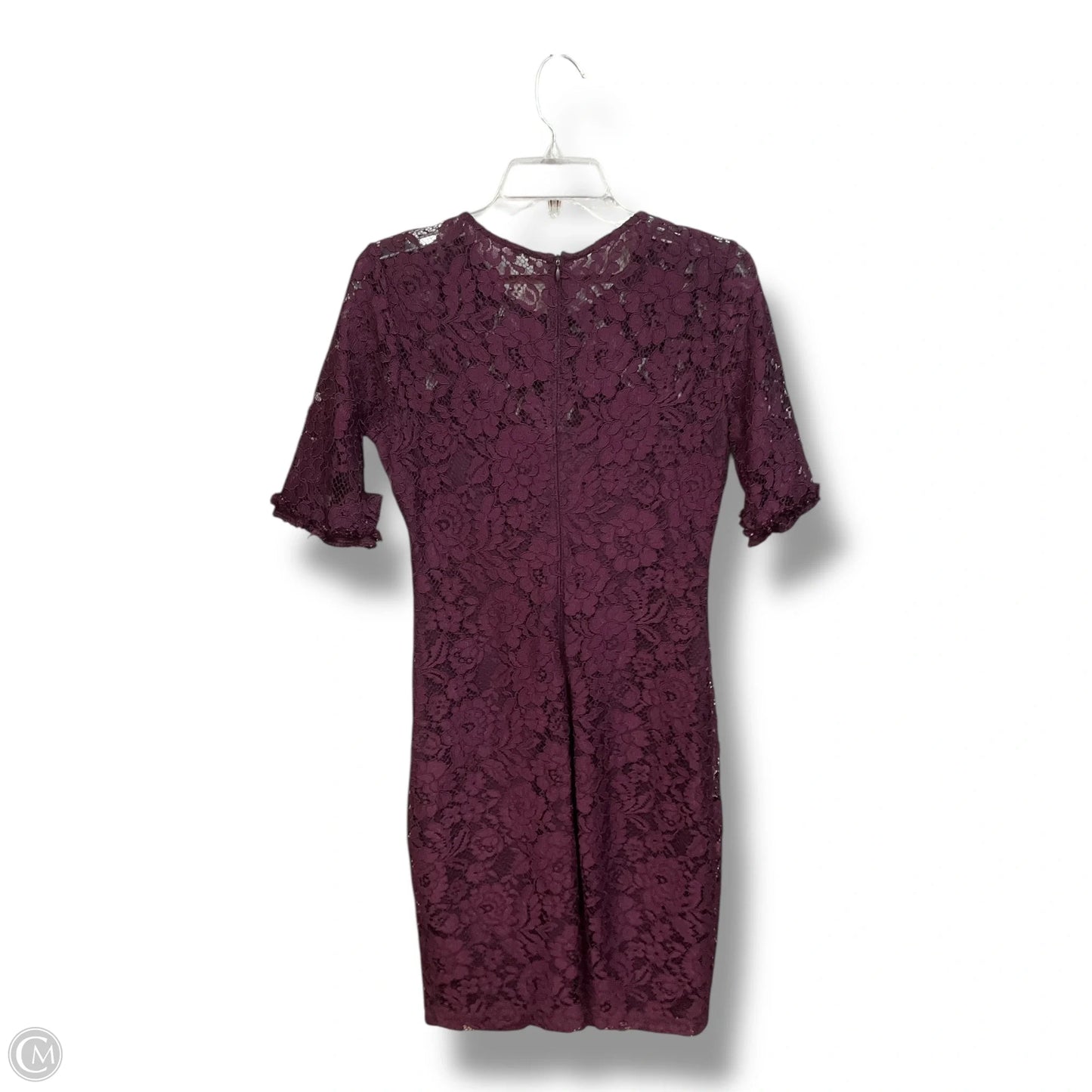 Dress Party Midi By Calvin Klein In Purple, Size: S