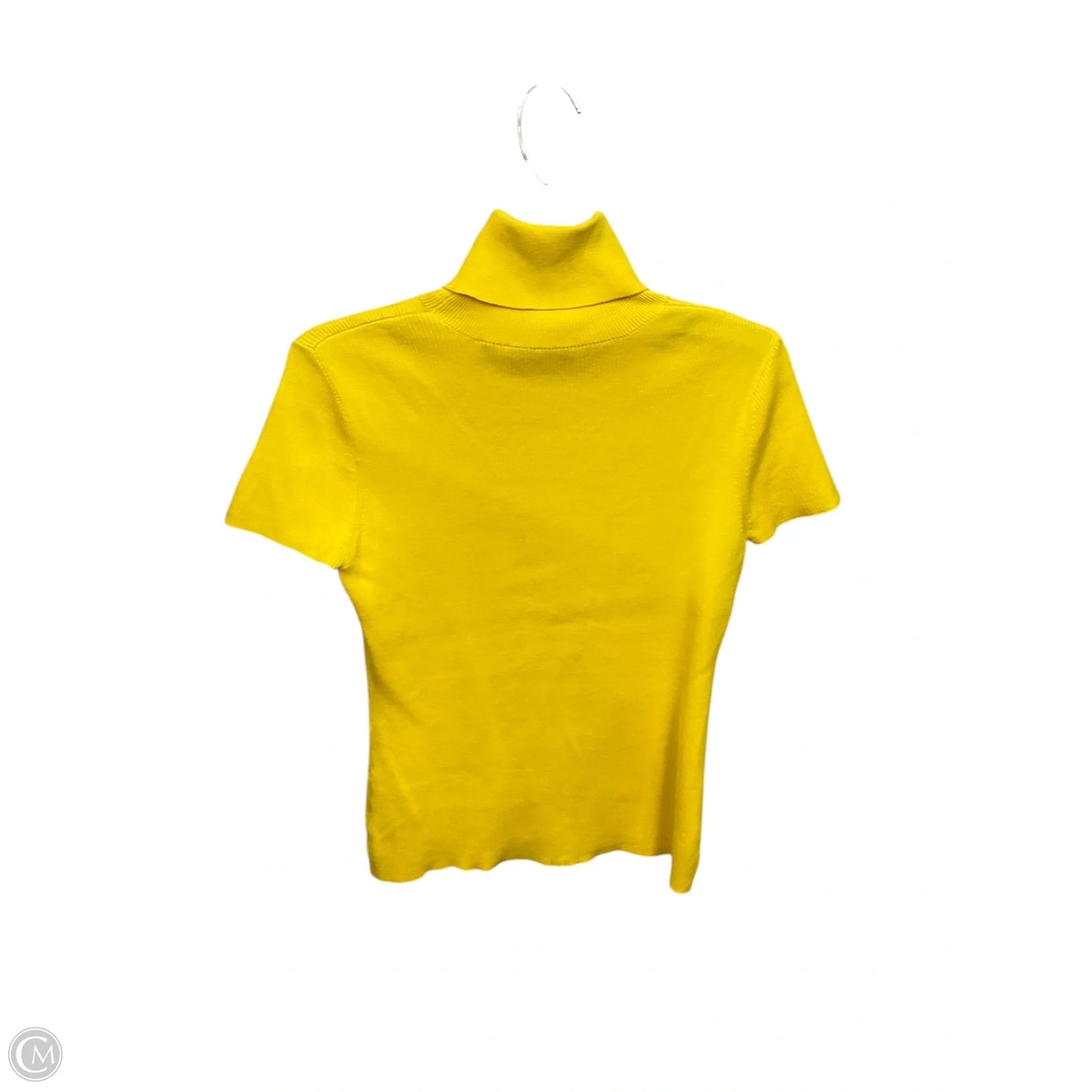 Top Short Sleeve By Carlisle In Yellow, Size: M