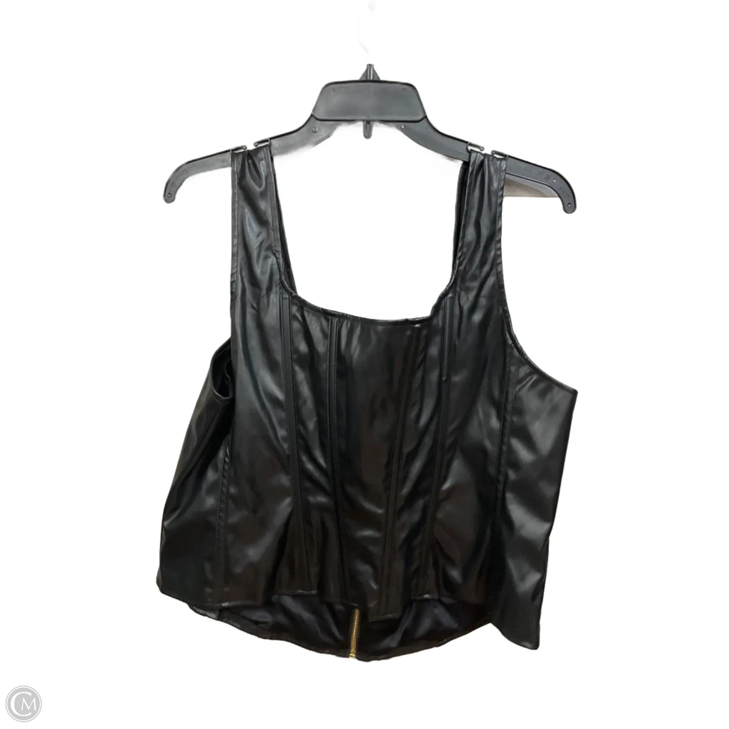 Top Sleeveless By Torrid In Black, Size: 2x