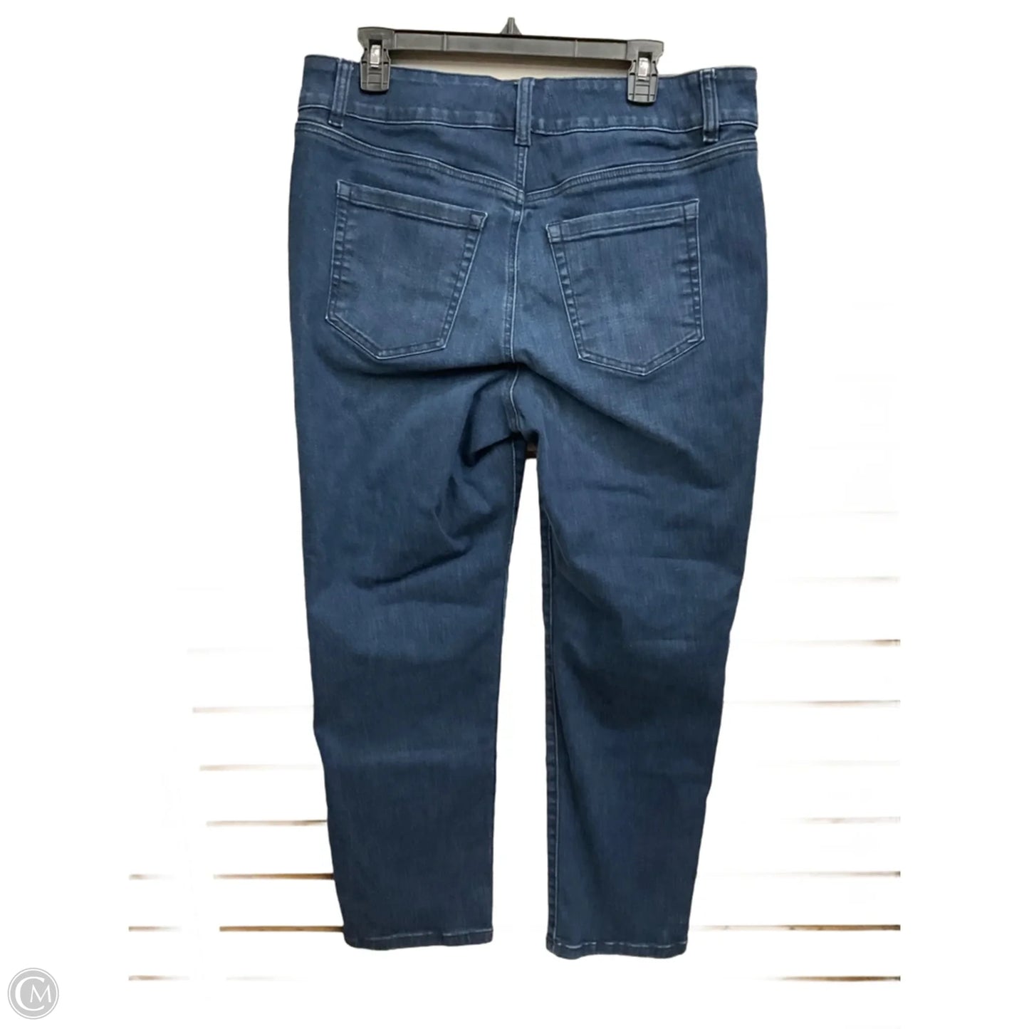 Jeans Straight By Lane Bryant In Blue Denim, Size: 16