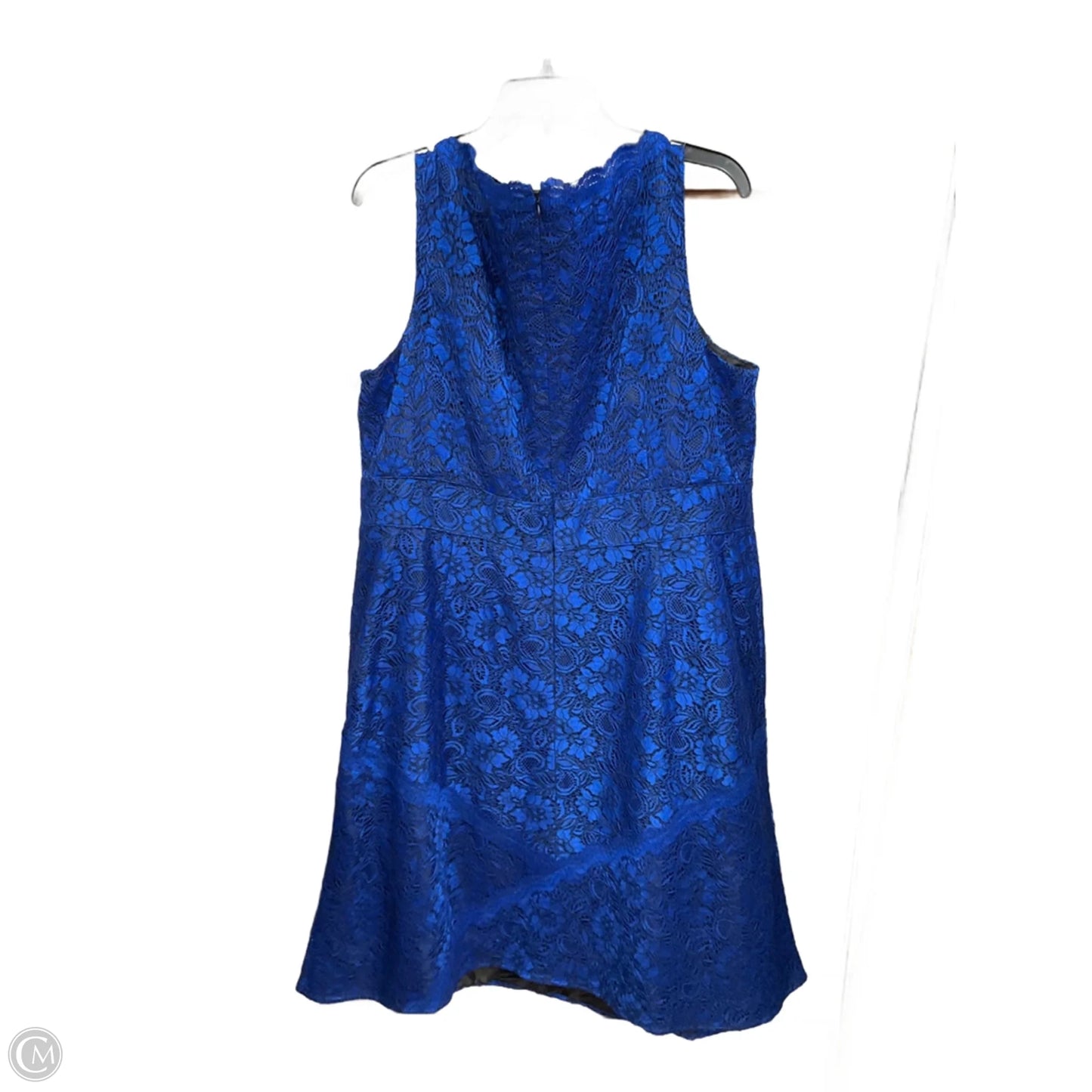 Dress Party Midi By Calvin Klein In Blue, Size: 2x