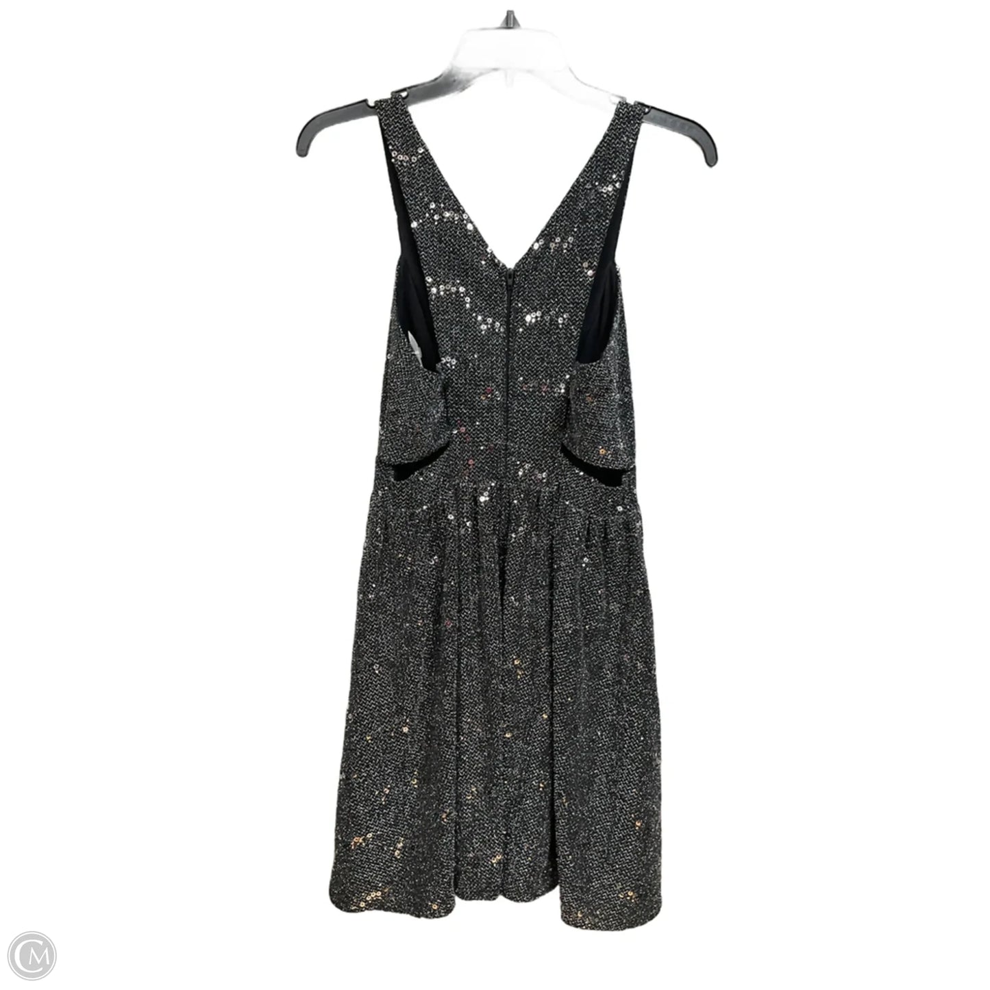 Dress Party Short By Cme In Black & Silver, Size: S