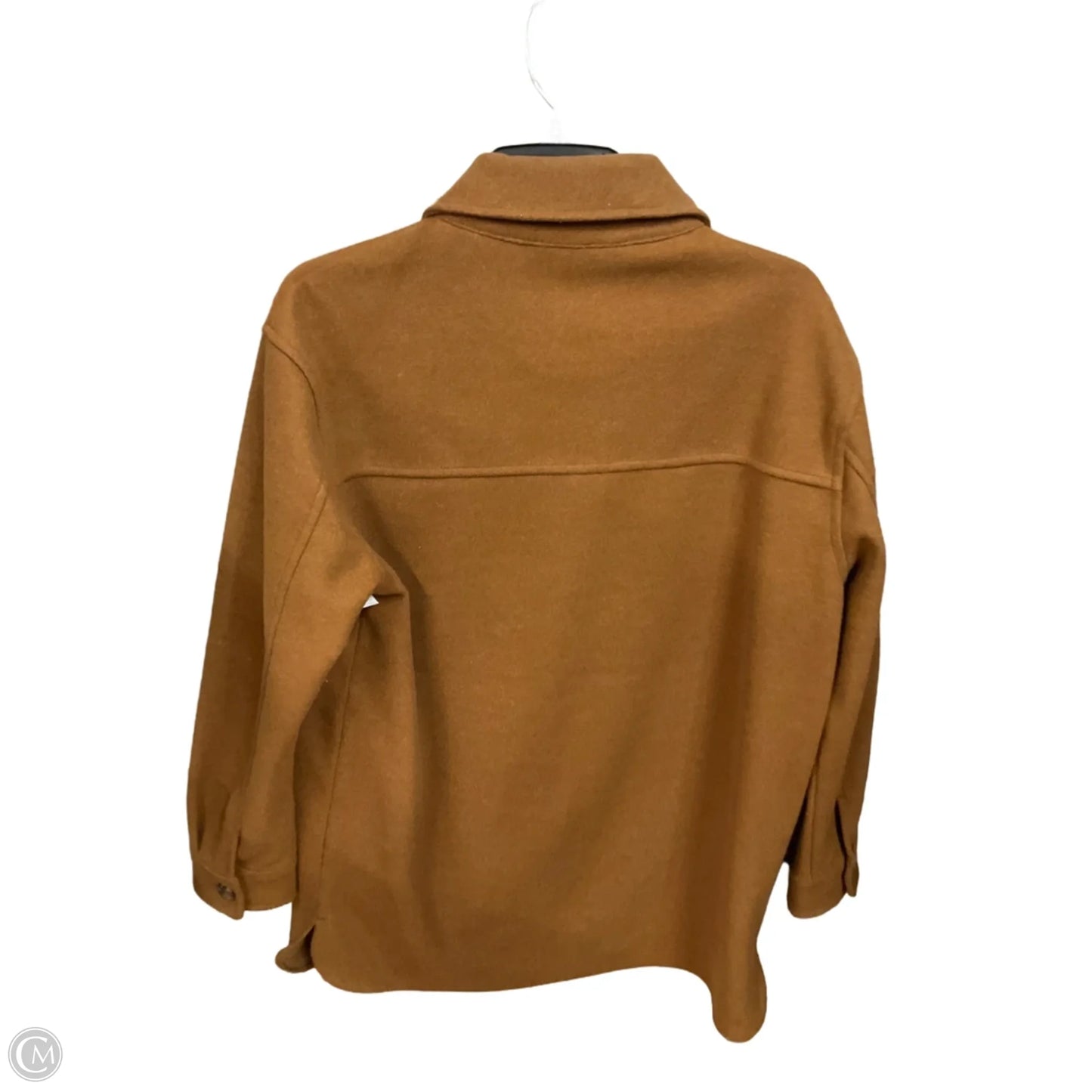 Jacket Shirt By Rd Style In Brown, Size: S