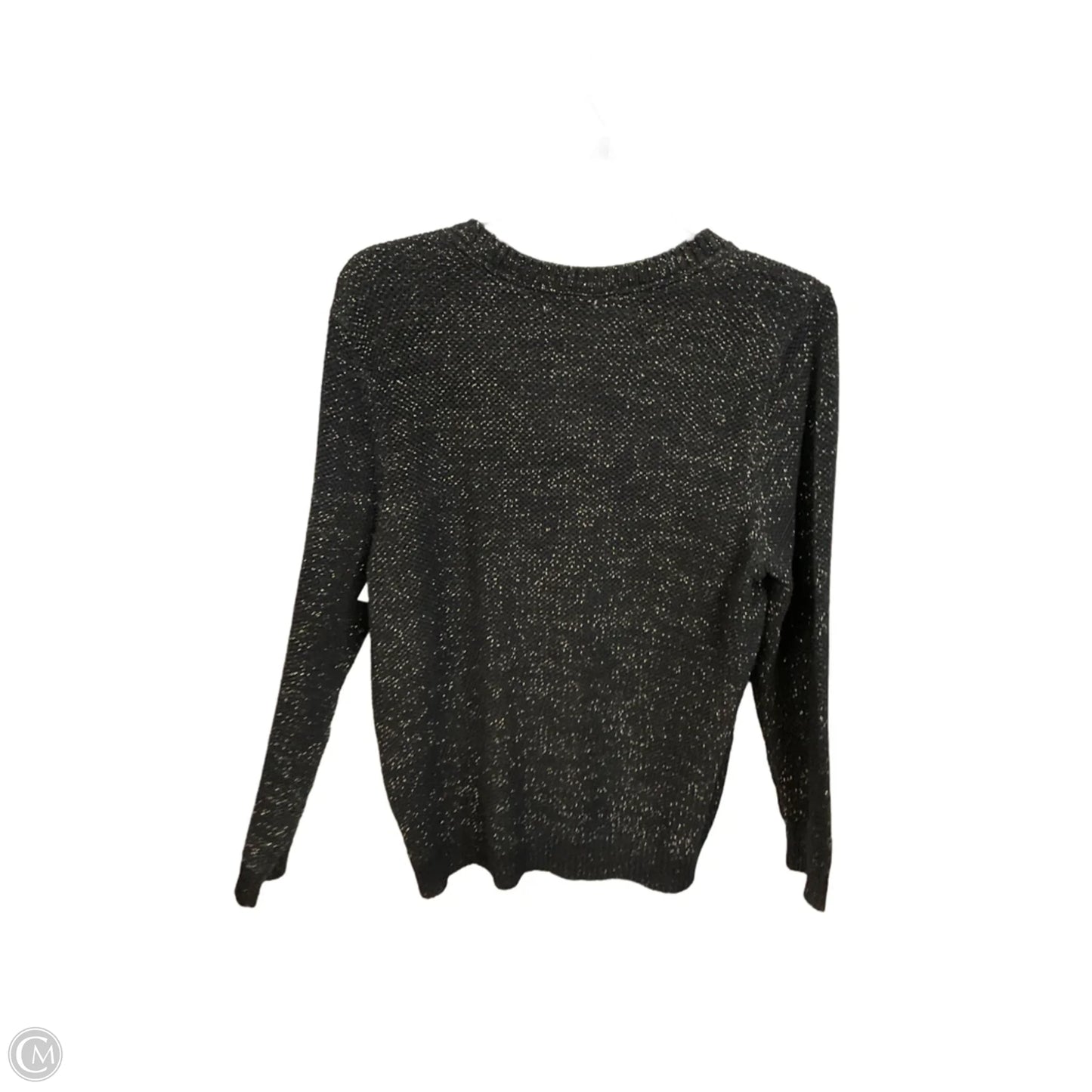 Sweater By Charter Club In Black & Gold, Size: Xl
