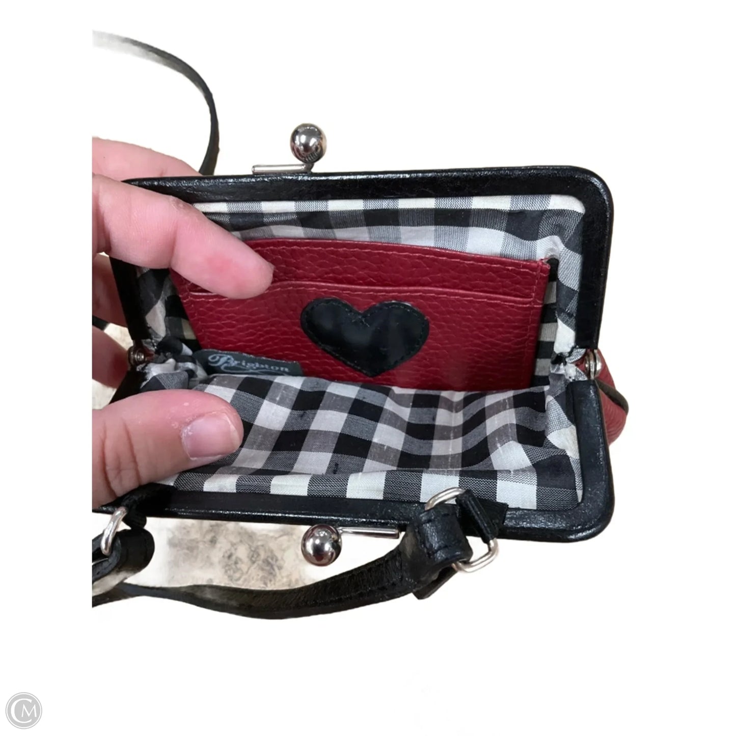 Crossbody Leather By Brighton, Size: Small