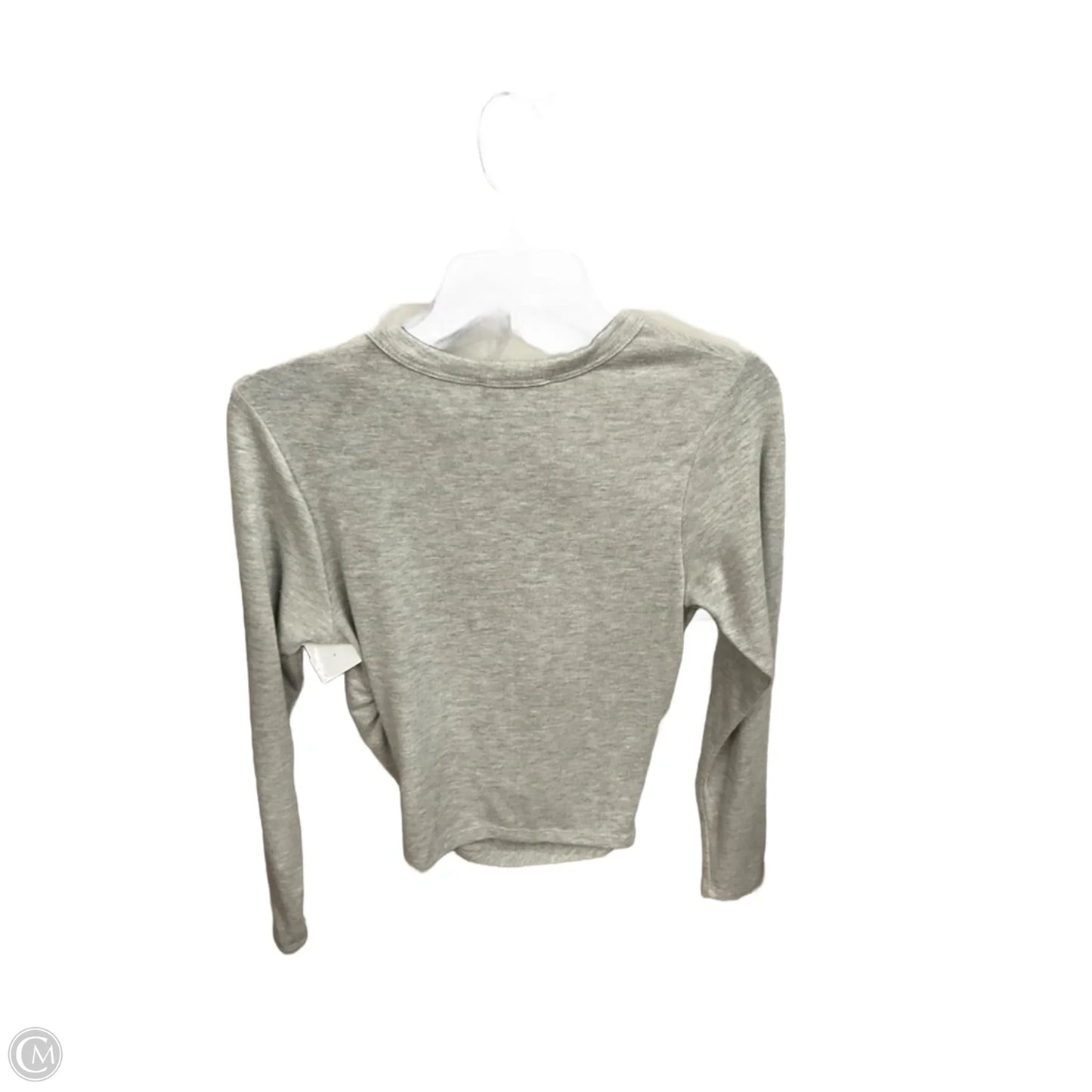 Top Long Sleeve By Lush In Grey, Size: S