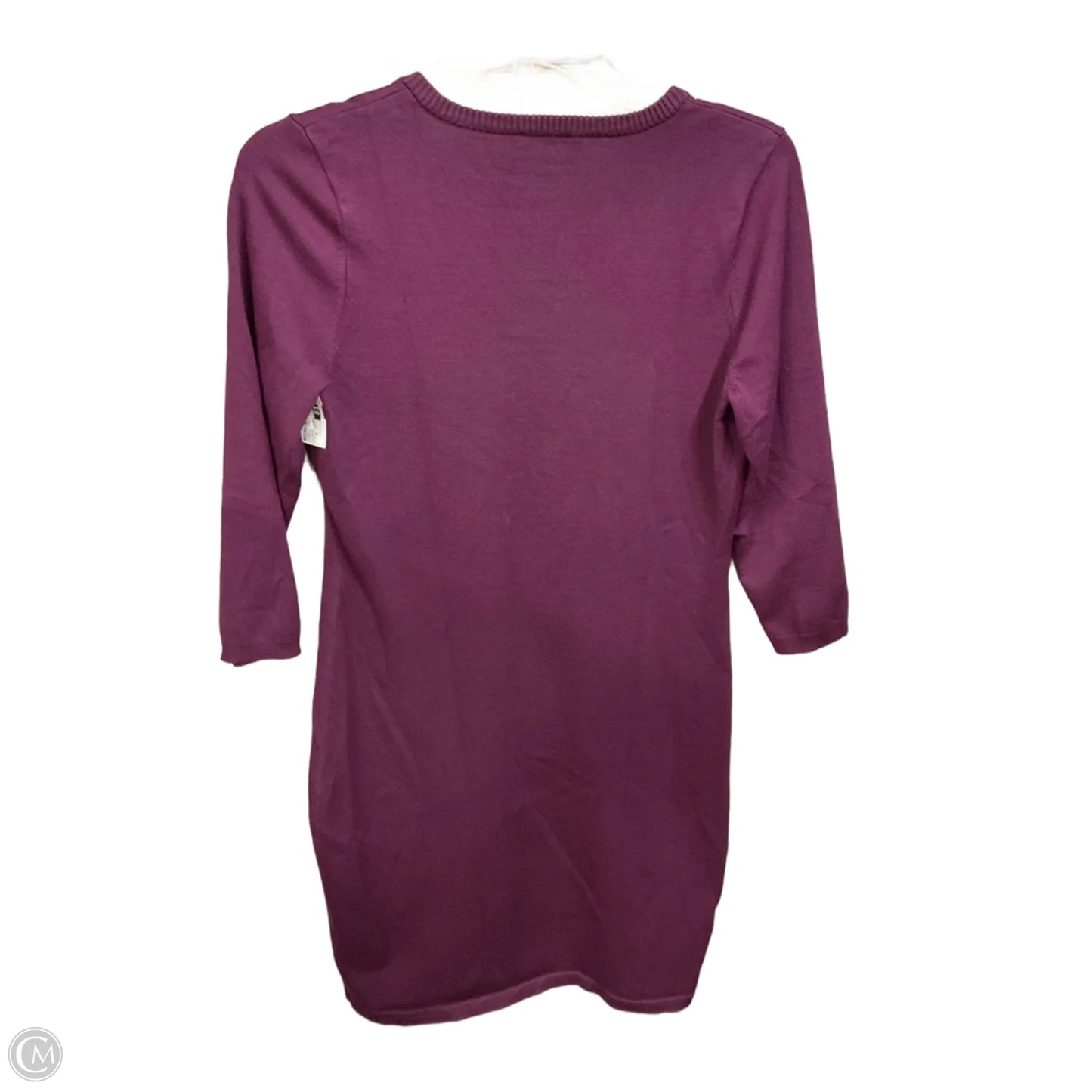 Dress Sweater By Calvin Klein In Purple, Size: M