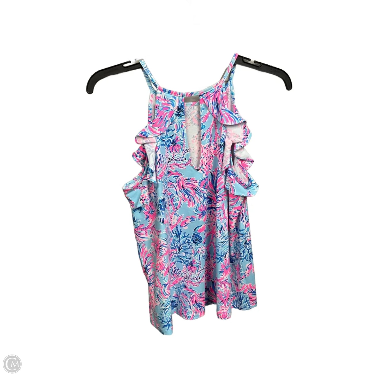 Top Sleeveless Designer By Lilly Pulitzer In Floral Print, Size: S