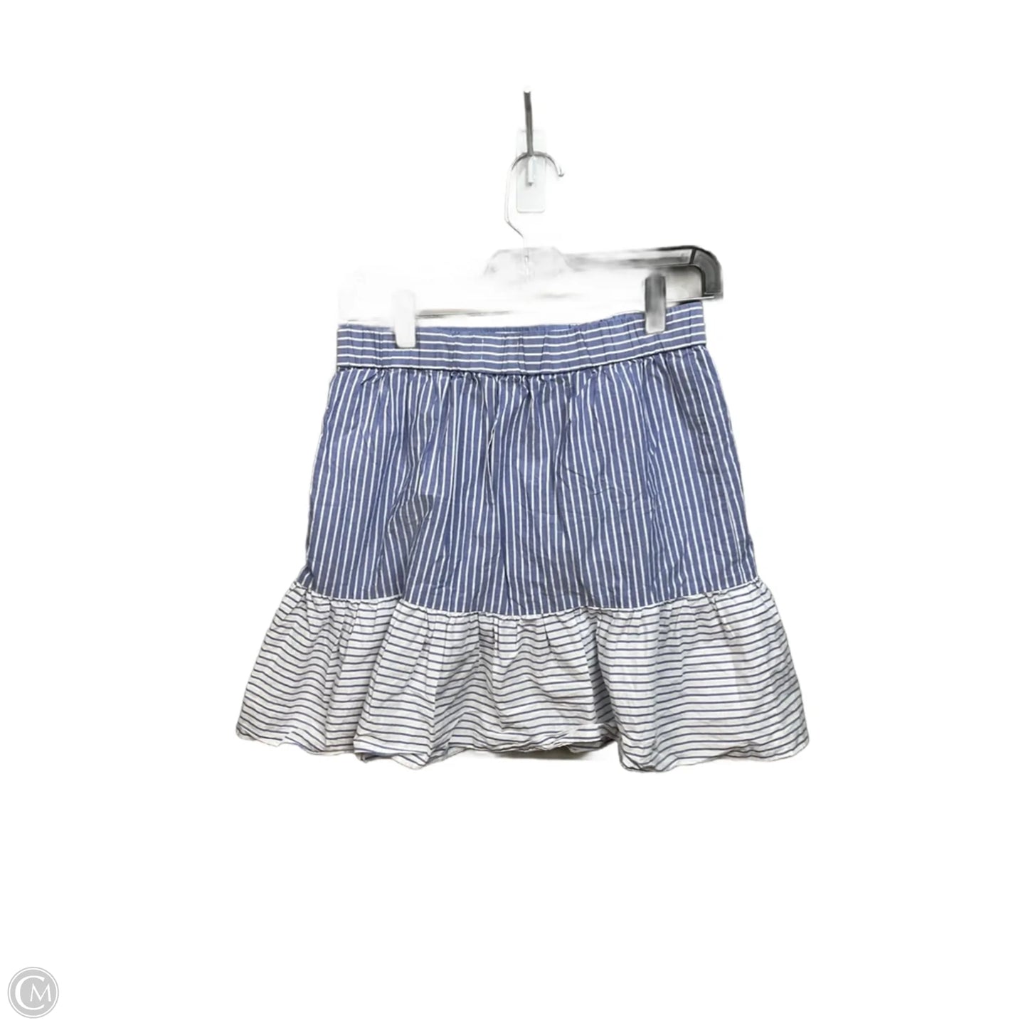 Skirt Mini & Short By Loft In Blue & Yellow, Size: 2