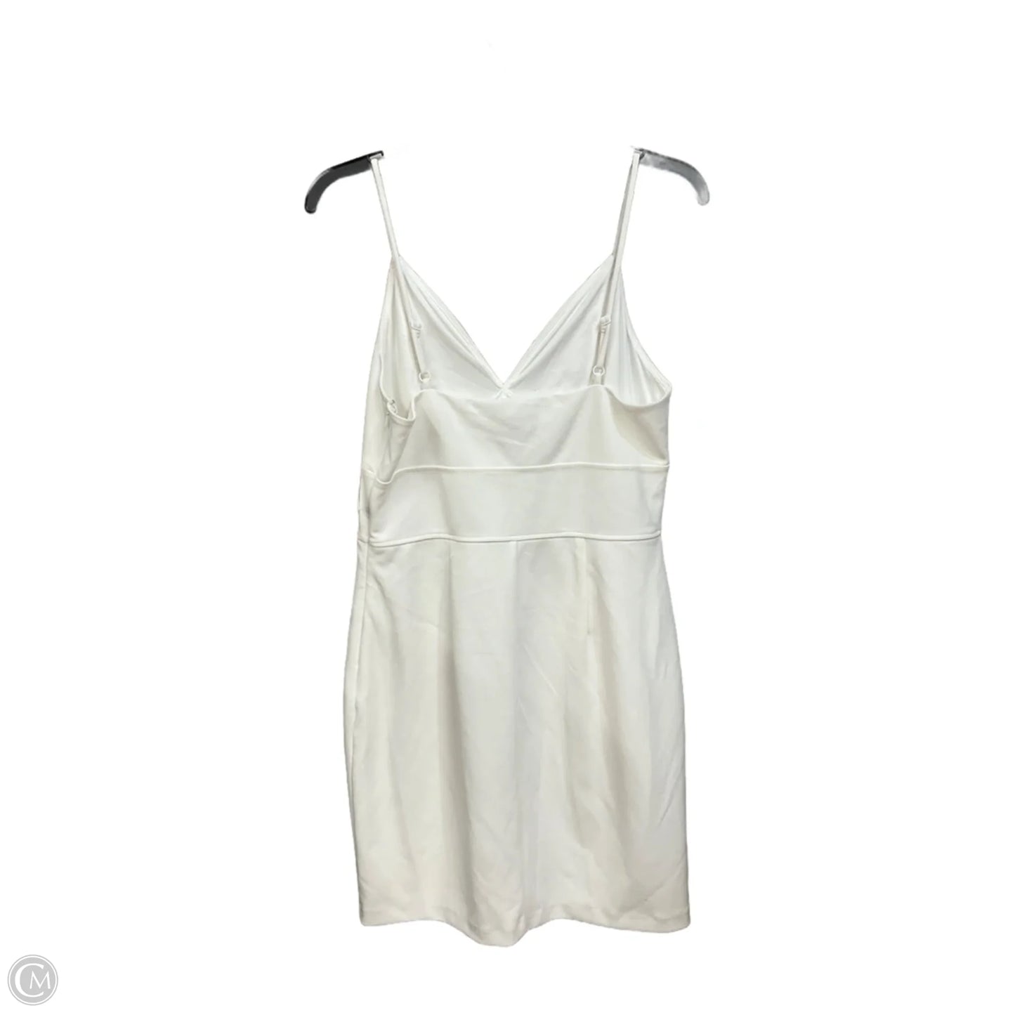 Dress Party Midi By Express In White, Size: M