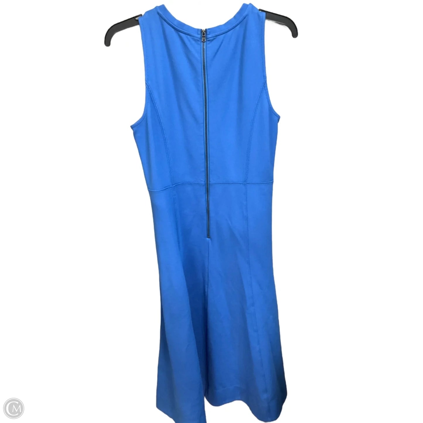 Dress Casual Midi By Loft In Blue, Size: M