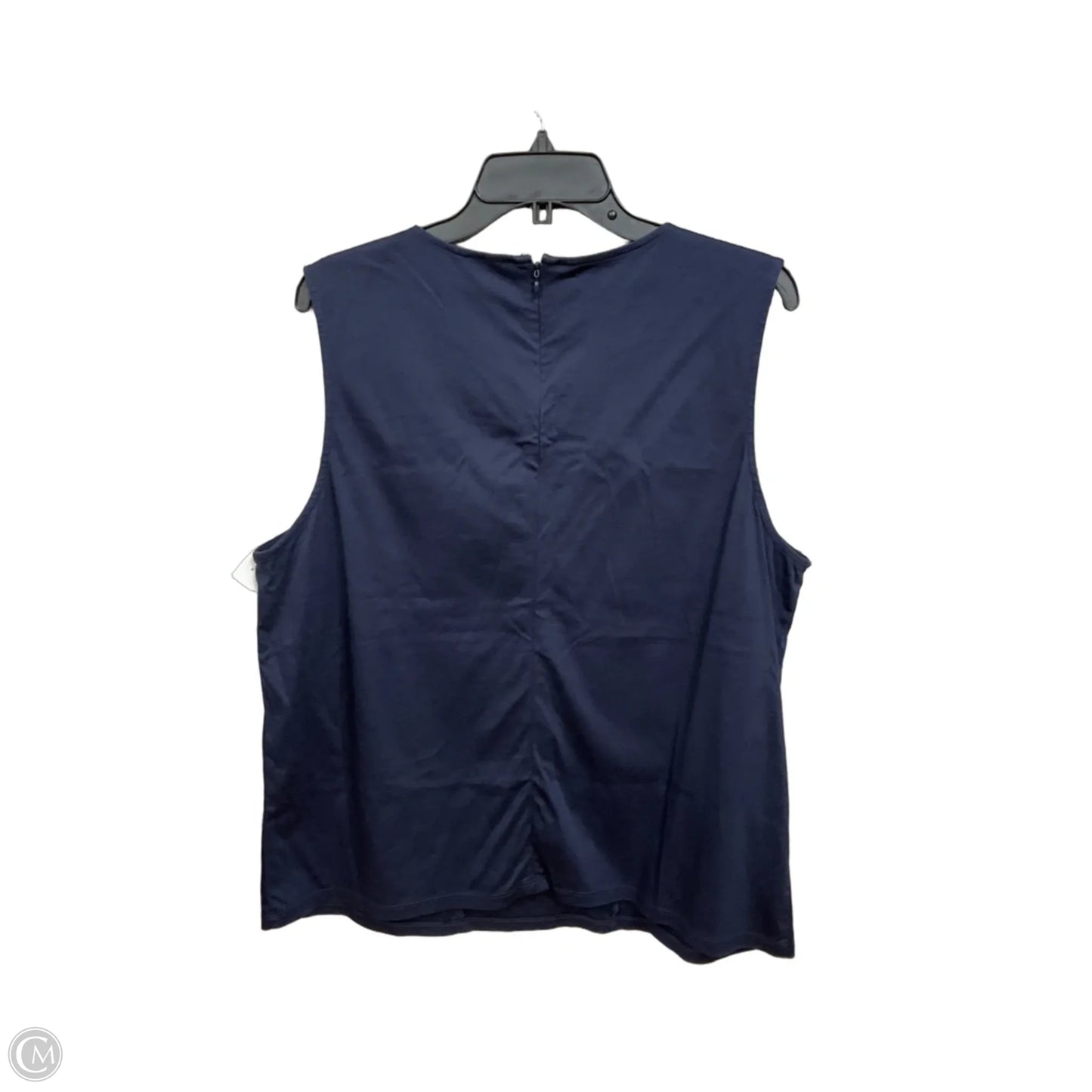 Top Sleeveless By Ann Taylor In Navy, Size: Xxl