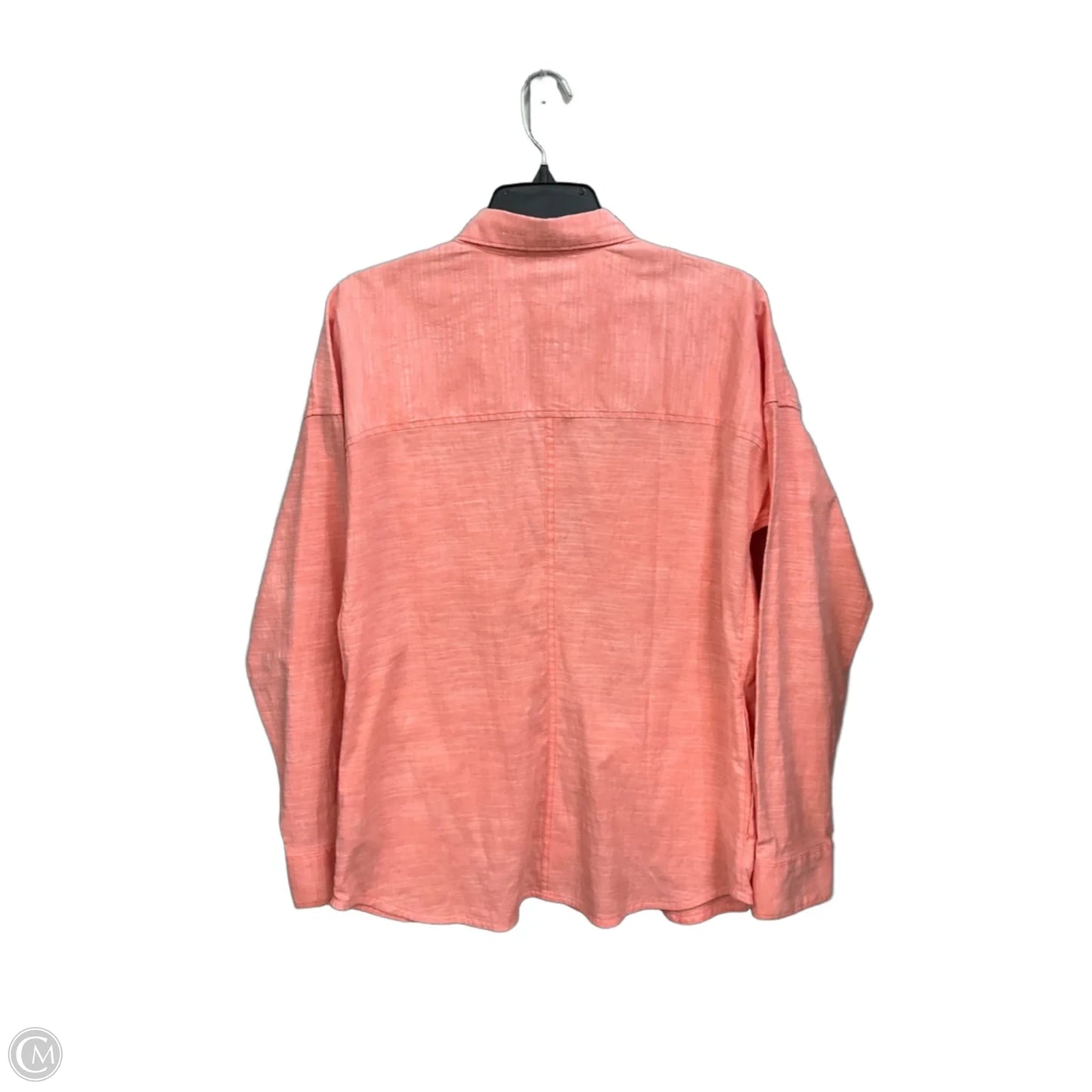 Blouse Long Sleeve By Mountain Hardwear In Coral, Size: L