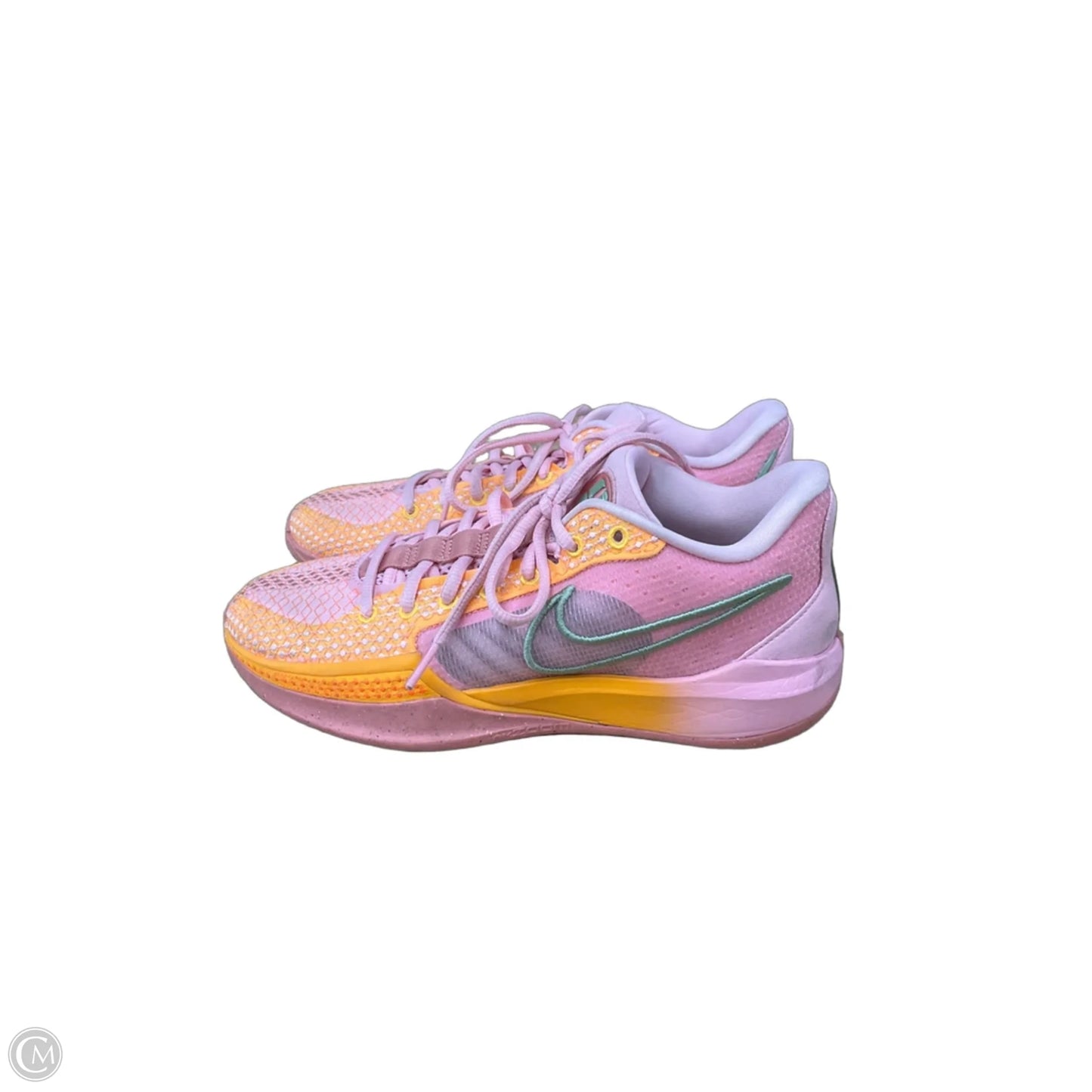 Shoes Athletic By Nike In Orange & Pink, Size: 7.5