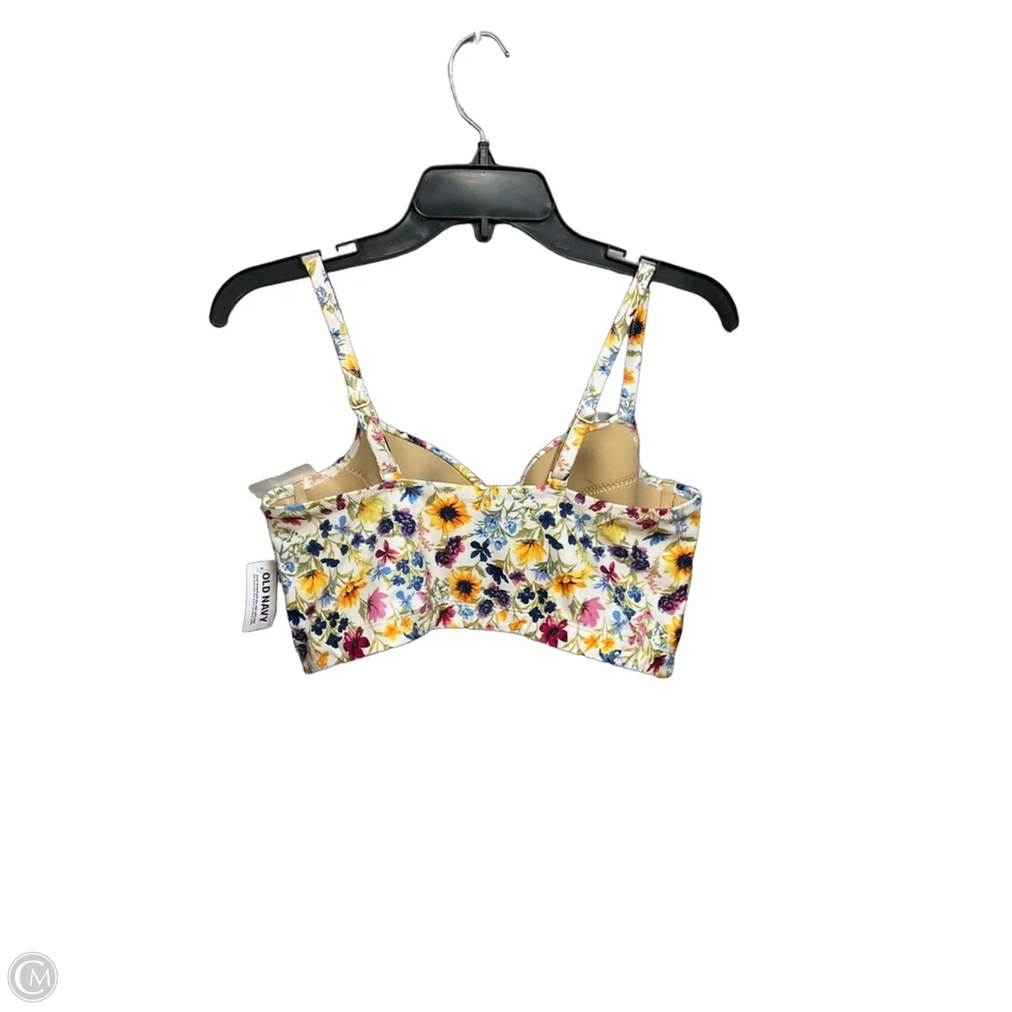 Swimsuit Top By Old Navy In Floral Print, Size: L