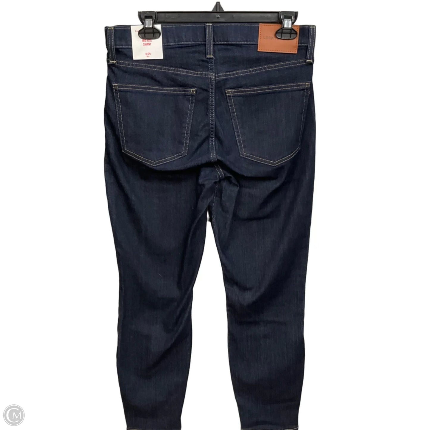 Jeans Skinny By Lucky Brand In Blue Denim, Size: 8