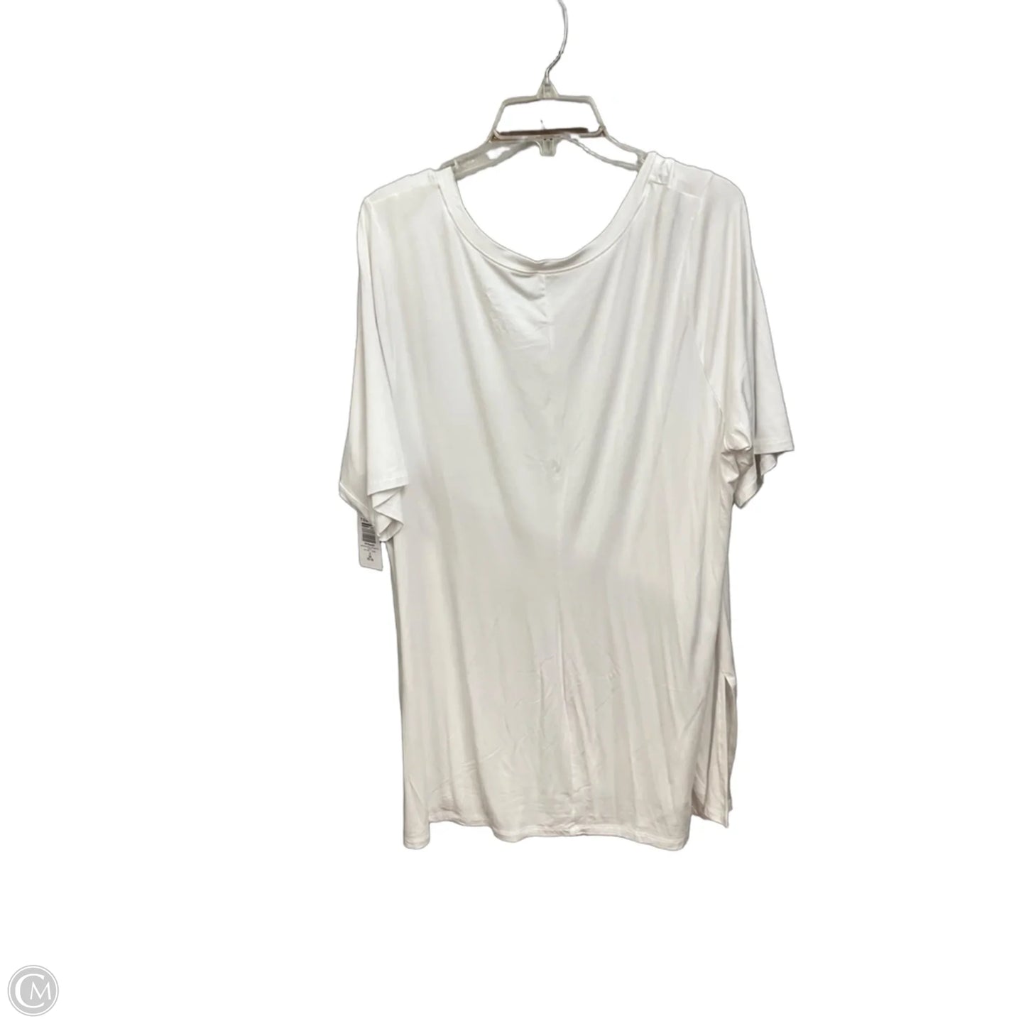 Top Short Sleeve By Torrid In White, Size: 3x