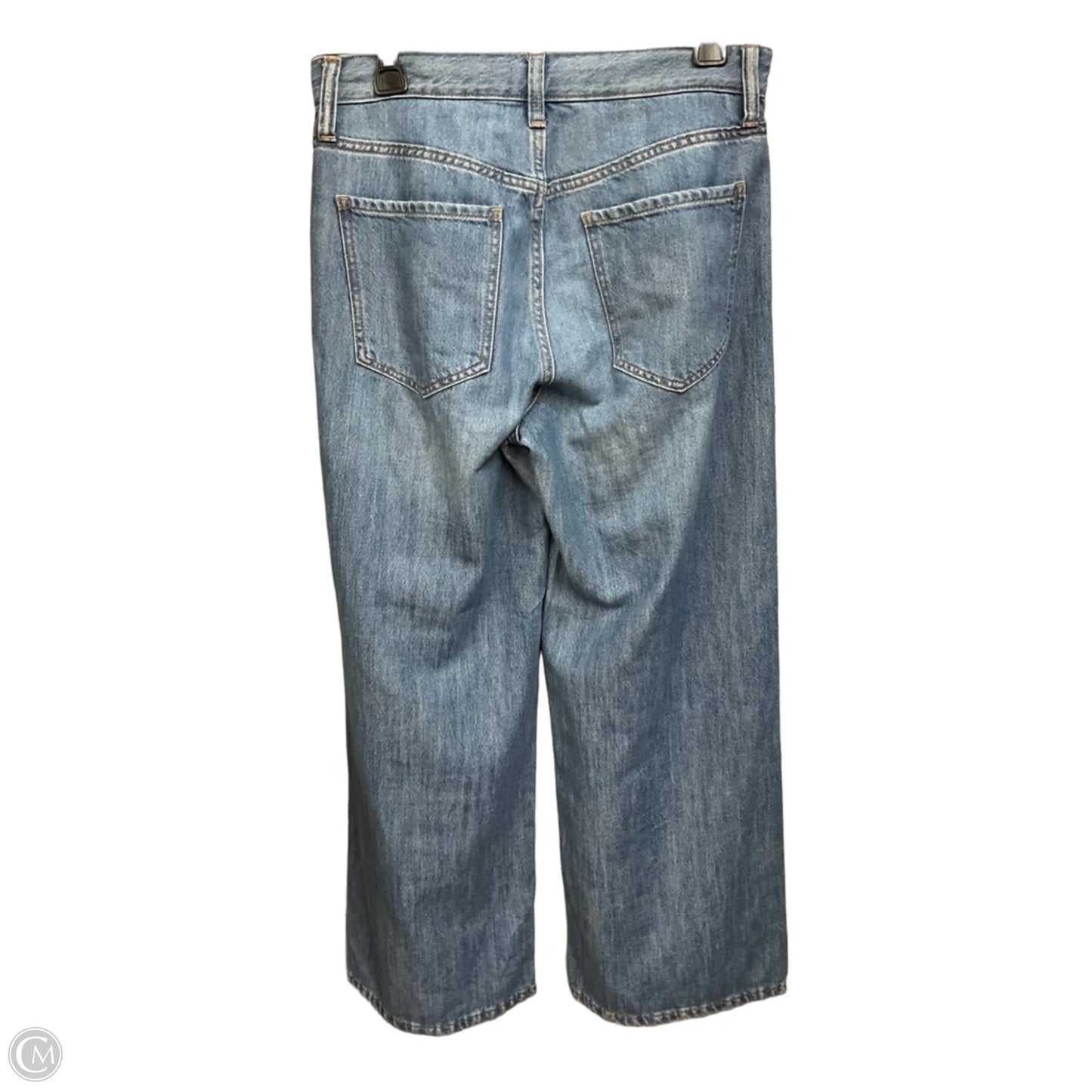 Jeans Wide Leg By Banana Republic In Blue Denim, Size: 6