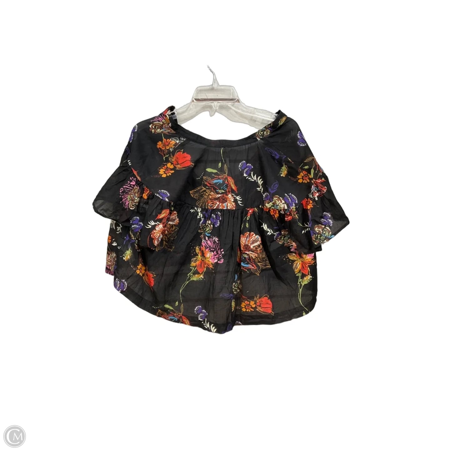 Top Short Sleeve By Free People In Black, Size: S
