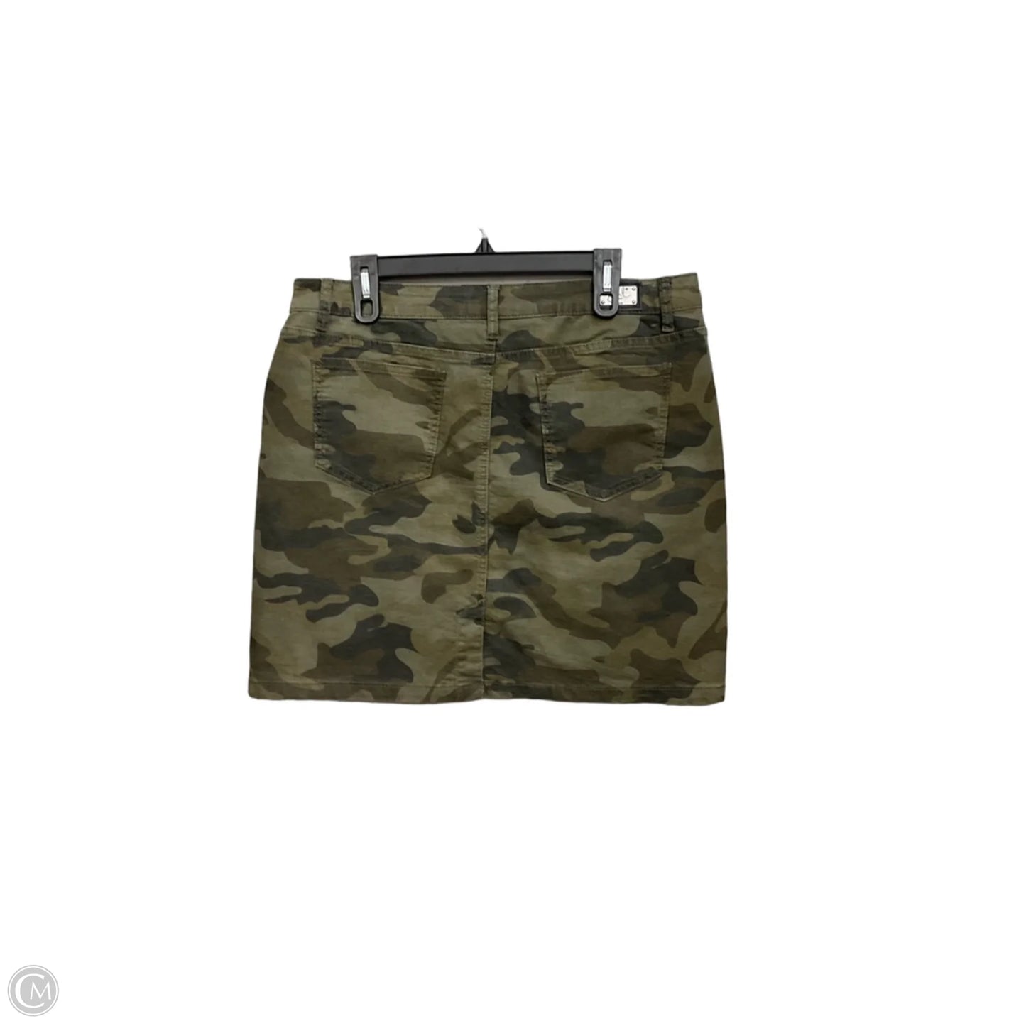 Skirt Mini & Short By Earl Jean In Camouflage Print, Size: 16