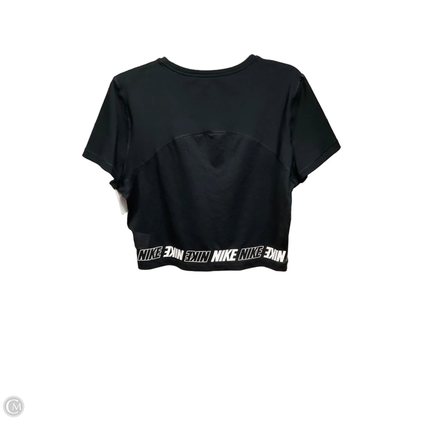 Athletic Top Short Sleeve By Nike Apparel In Black, Size: Xl
