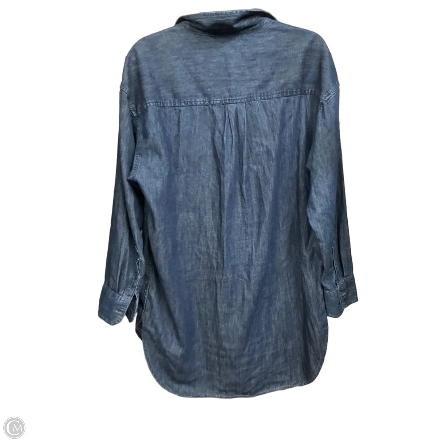 Dress Casual Short By Gap In Blue Denim, Size: S