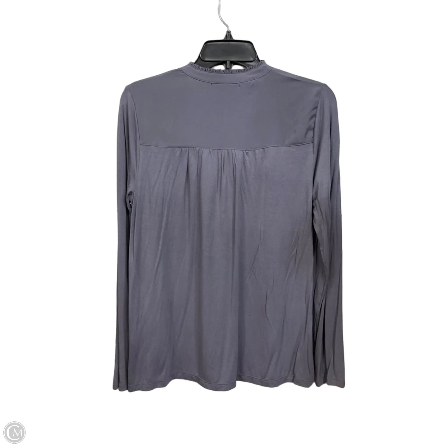 Top Long Sleeve By Banana Republic In Grey, Size: S