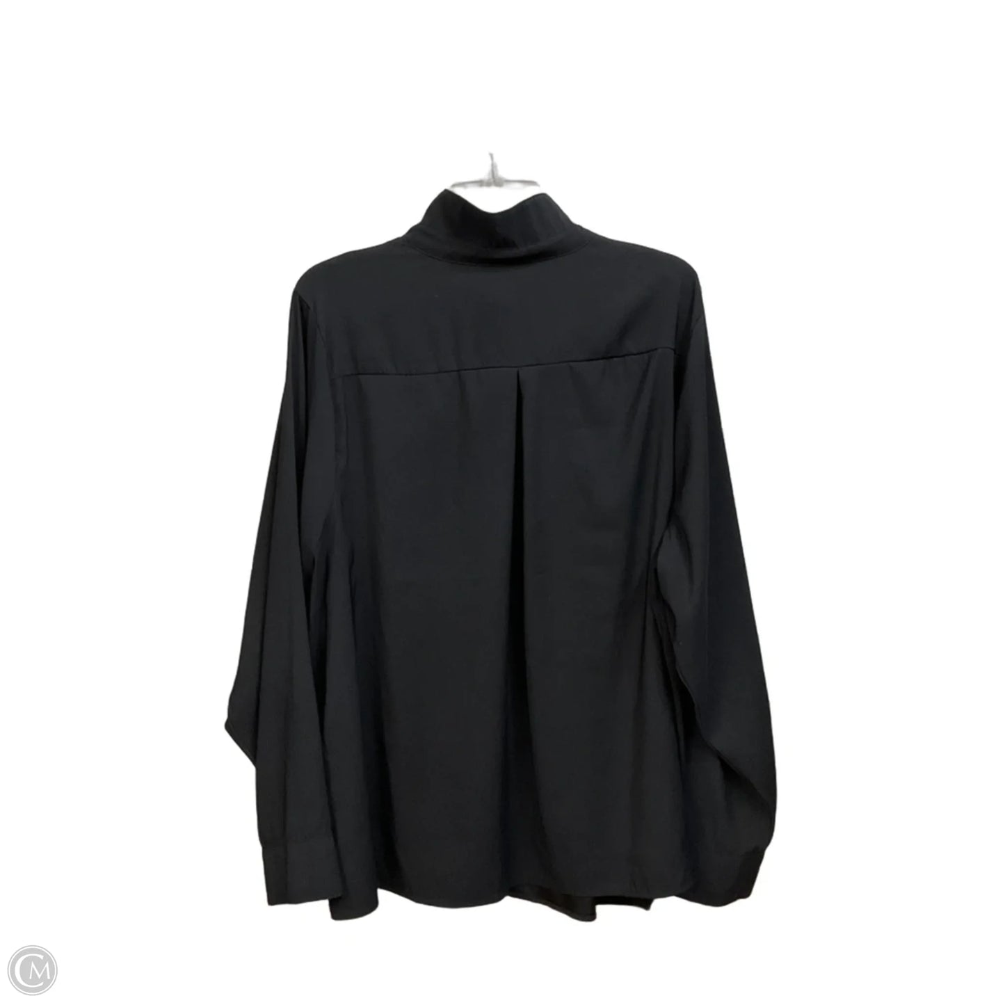 Blouse Long Sleeve By Torrid In Black, Size: 3x