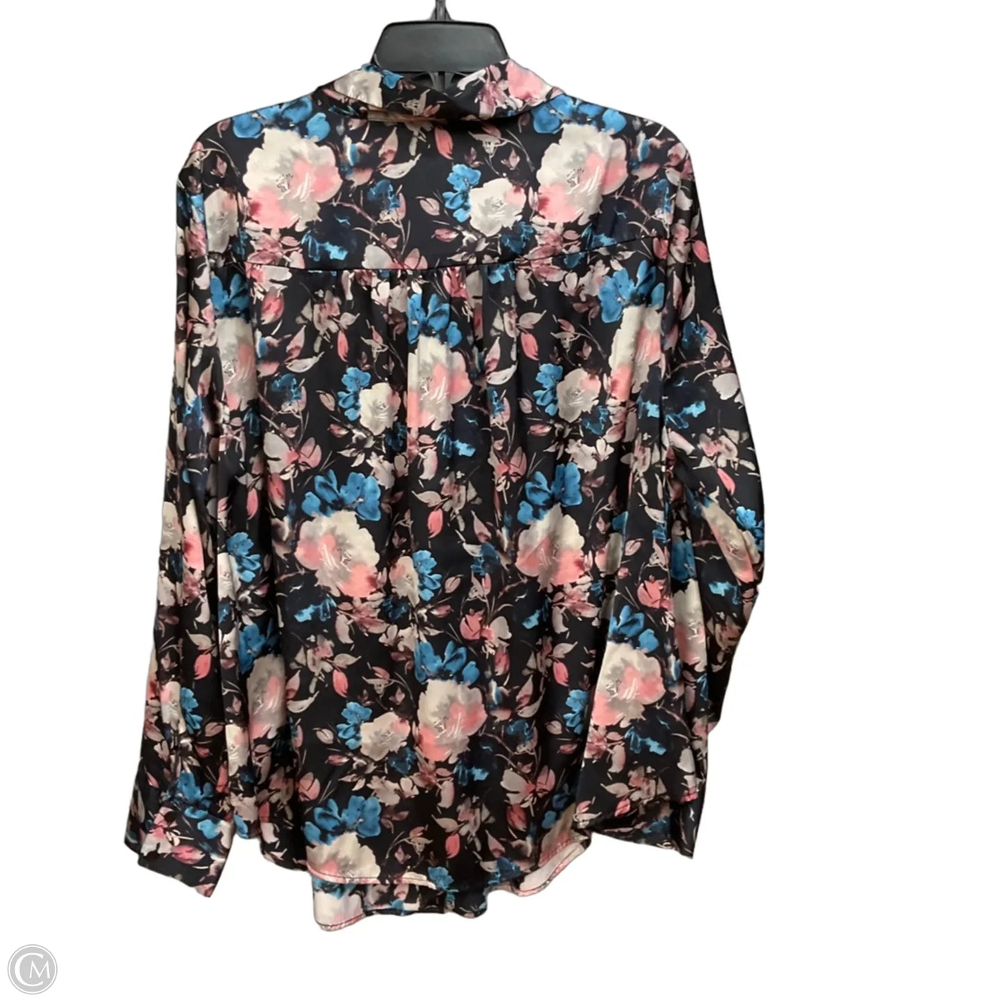 Blouse Long Sleeve By Lane Bryant In Grey, Size: 2x
