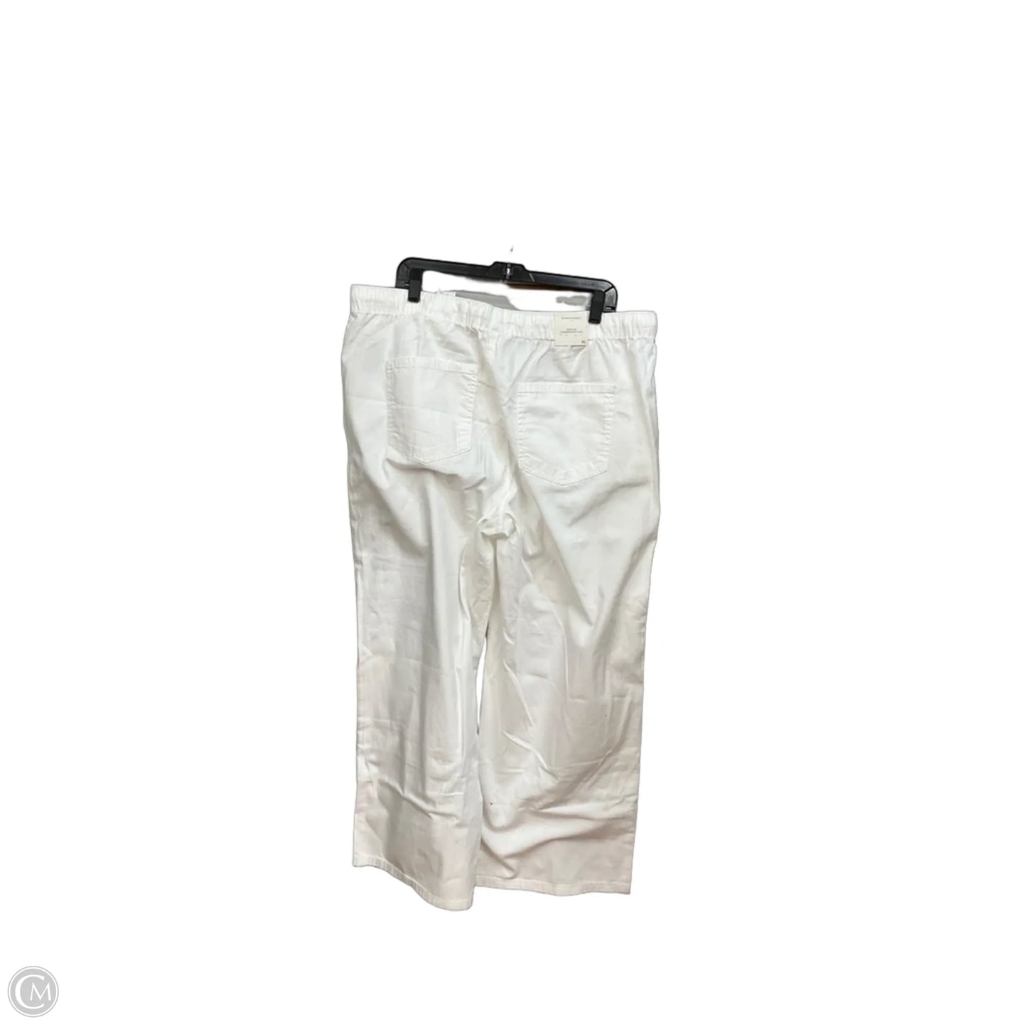Pants Linen By Banana Republic In White, Size: Xl