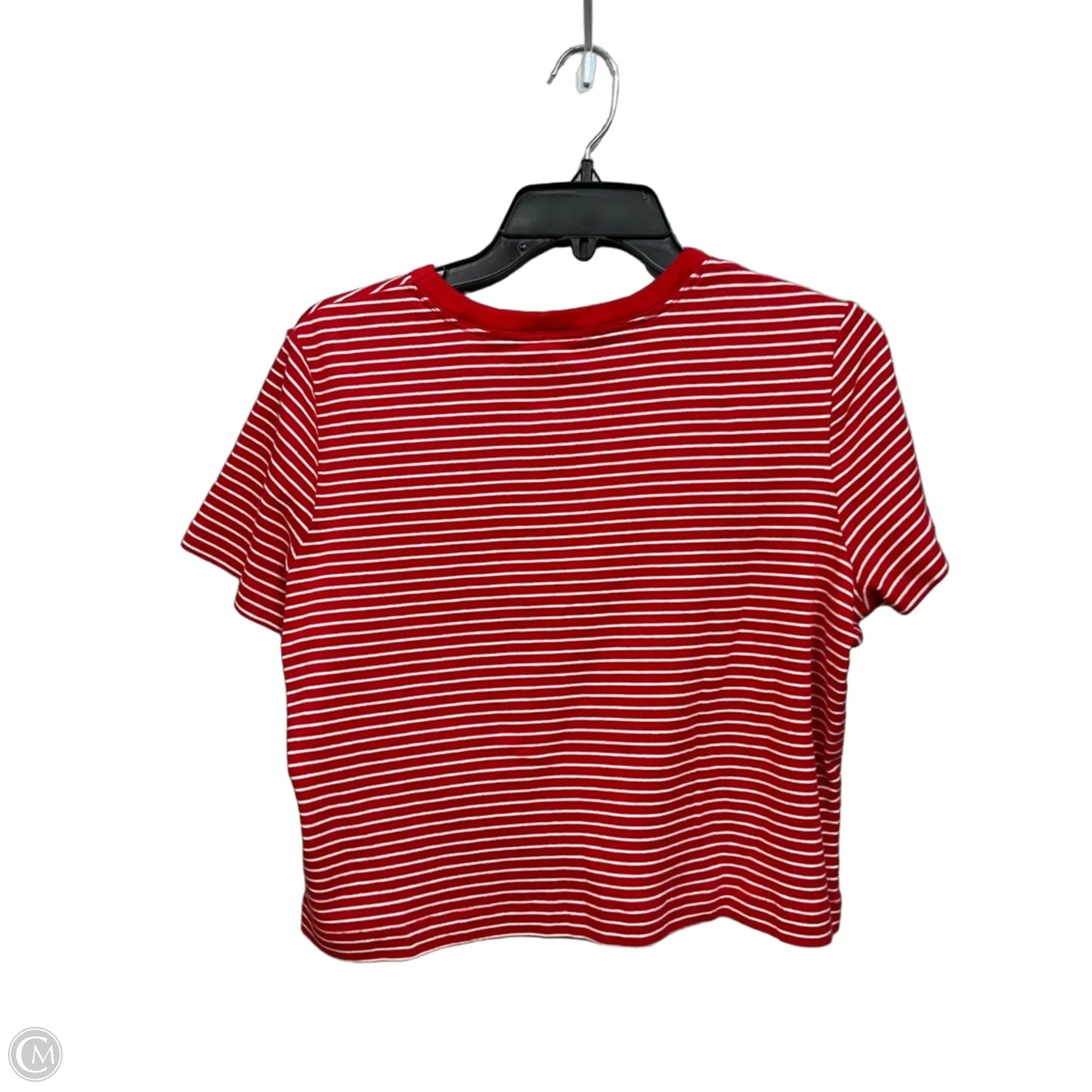 Top Short Sleeve By Lands End In Red, Size: L