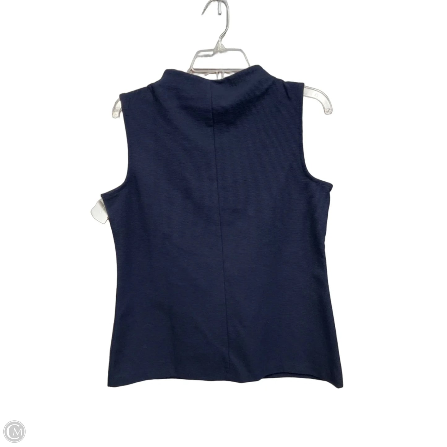 Top Sleeveless By Talbots In Navy, Size: Mp