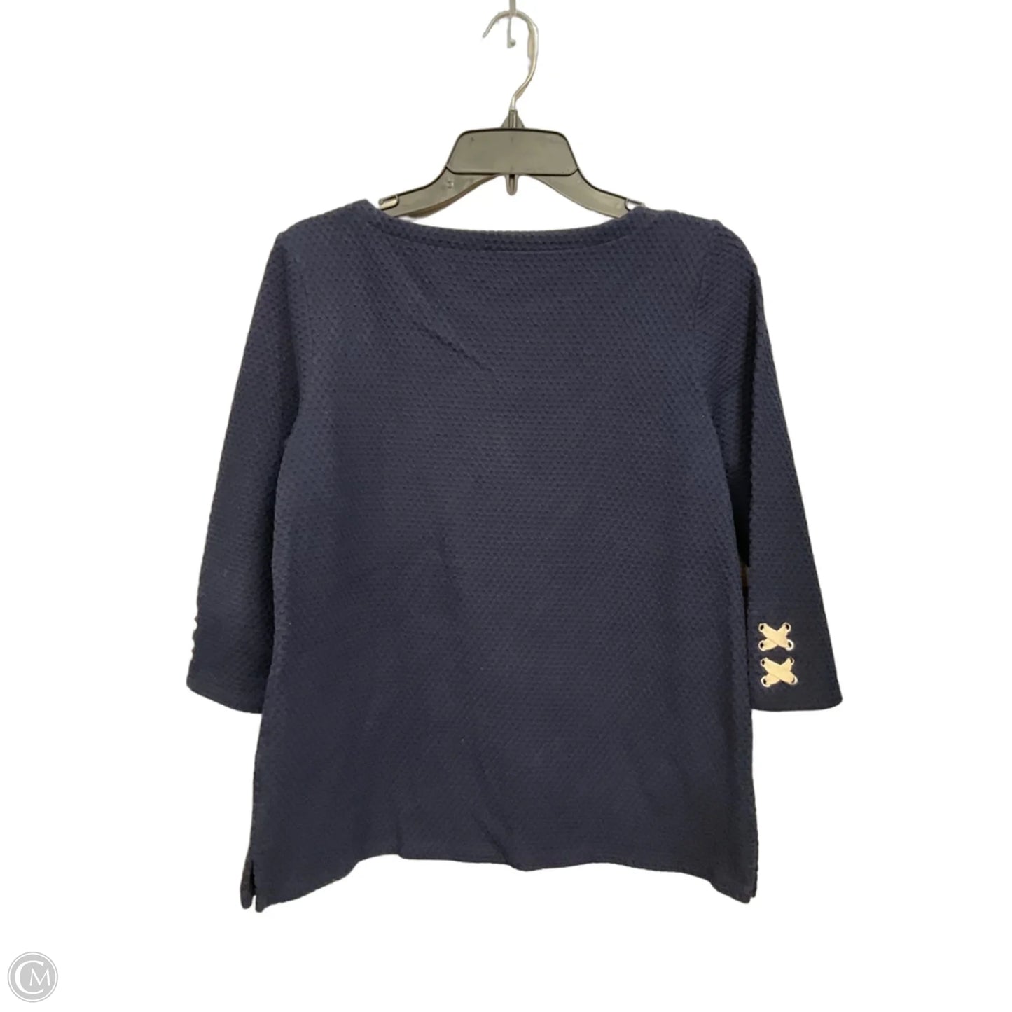 Top Long Sleeve By Talbots In Navy, Size: Mp