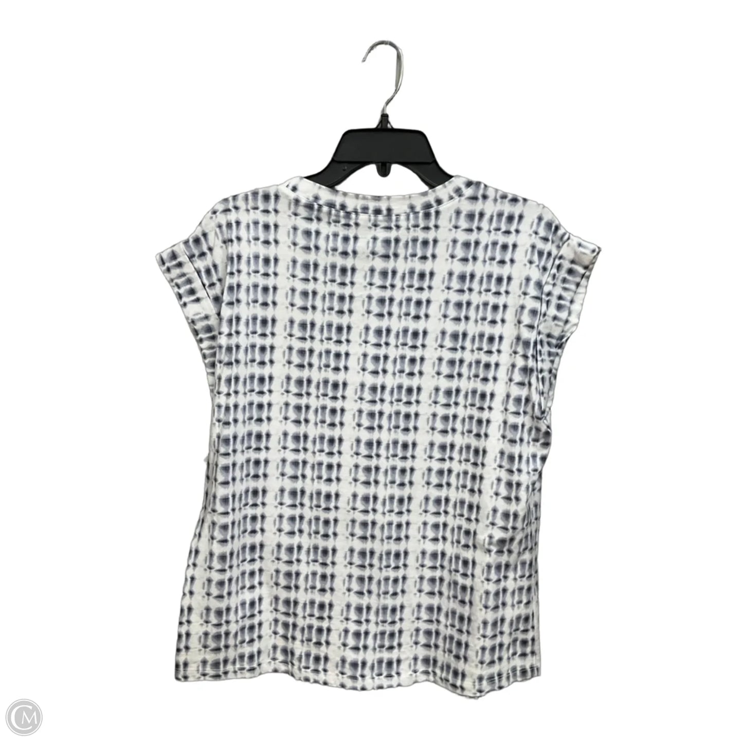 Top Short Sleeve By International Concepts In Grey, Size: S