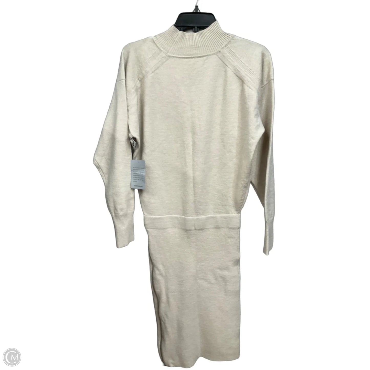 Dress Casual Midi By Clothes Mentor In Beige, Size: S