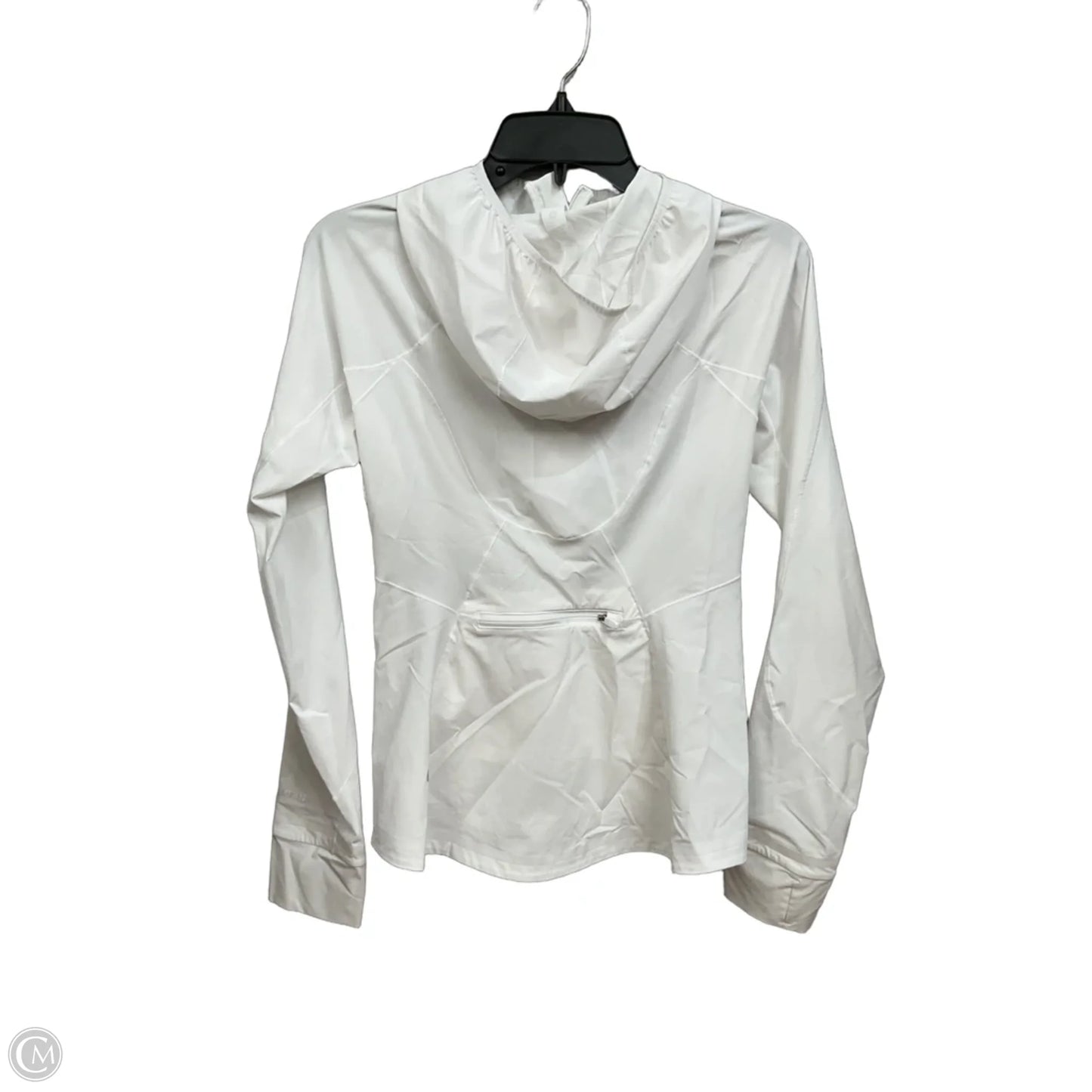 Athletic Jacket By Lululemon In White, Size: S
