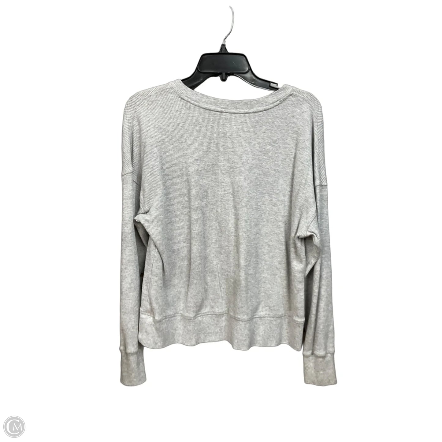 Top Long Sleeve Basic By Lou And Grey In Grey, Size: S