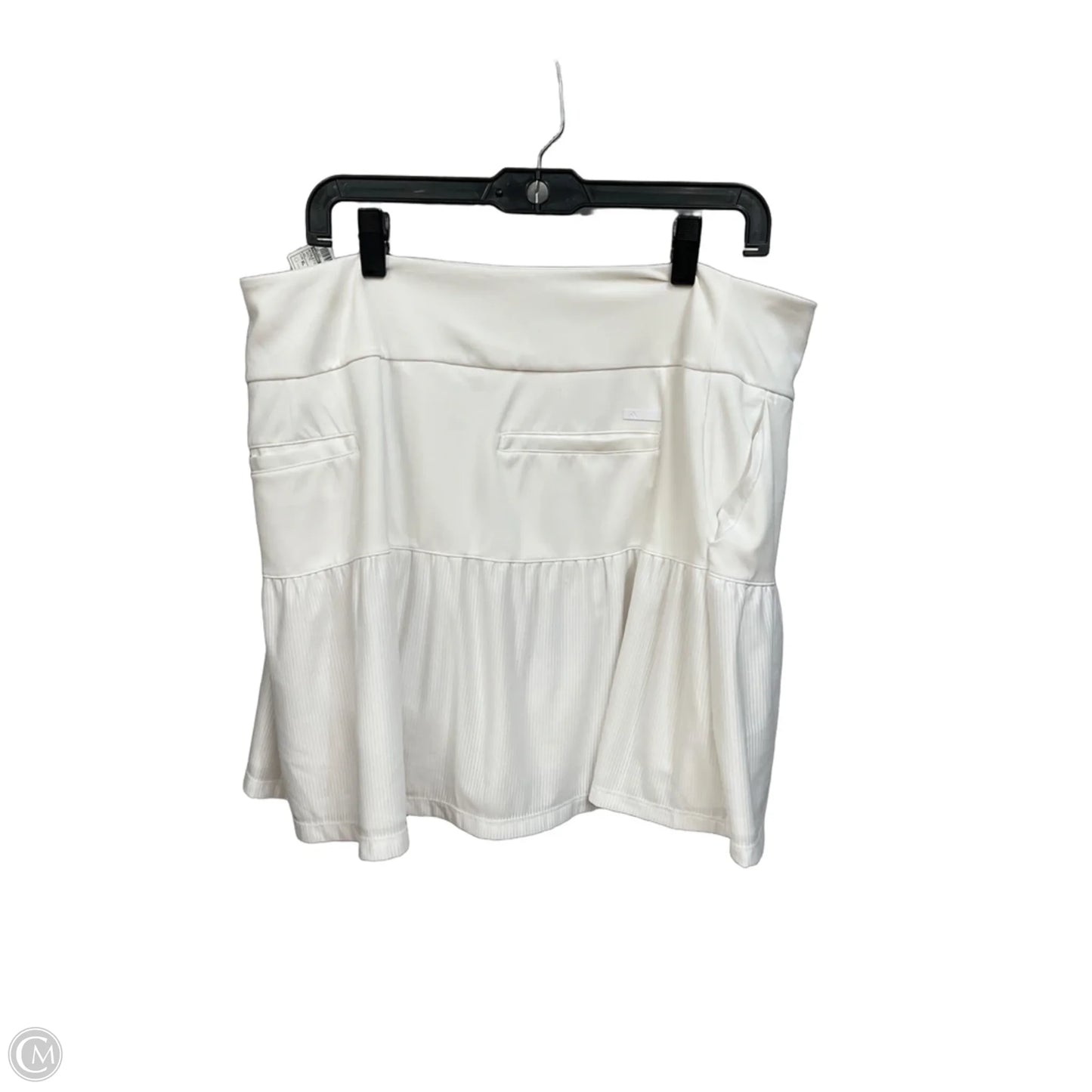 Athletic Skort By Adidas In White, Size: Xl