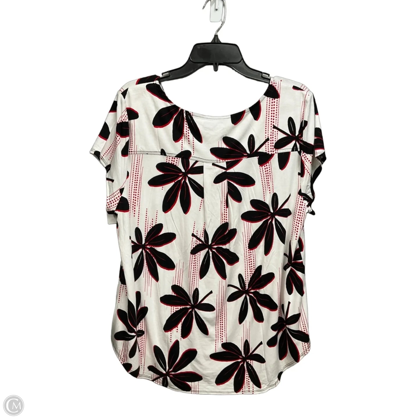Top Short Sleeve By Alfani In Floral Print, Size: Xl